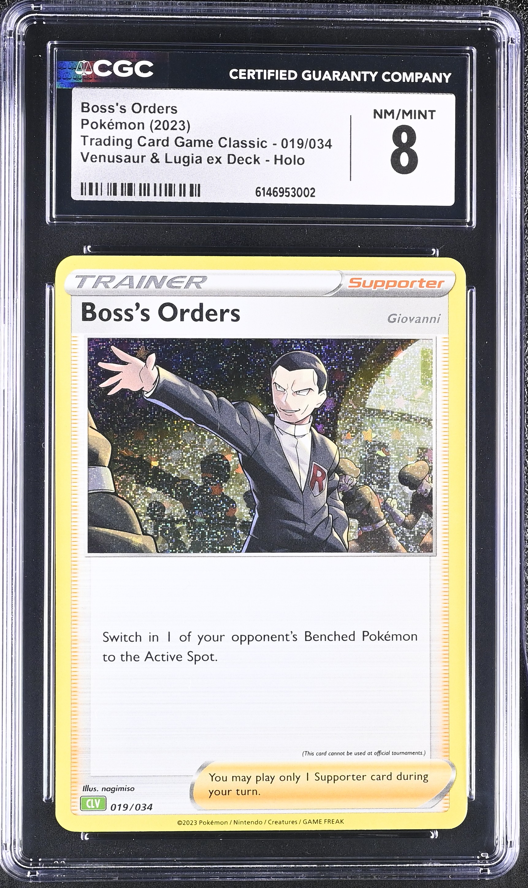 2023 Pokemon Trading Card Game Classic Boss's Orders Venusaur & Lugia ex Deck Holo English