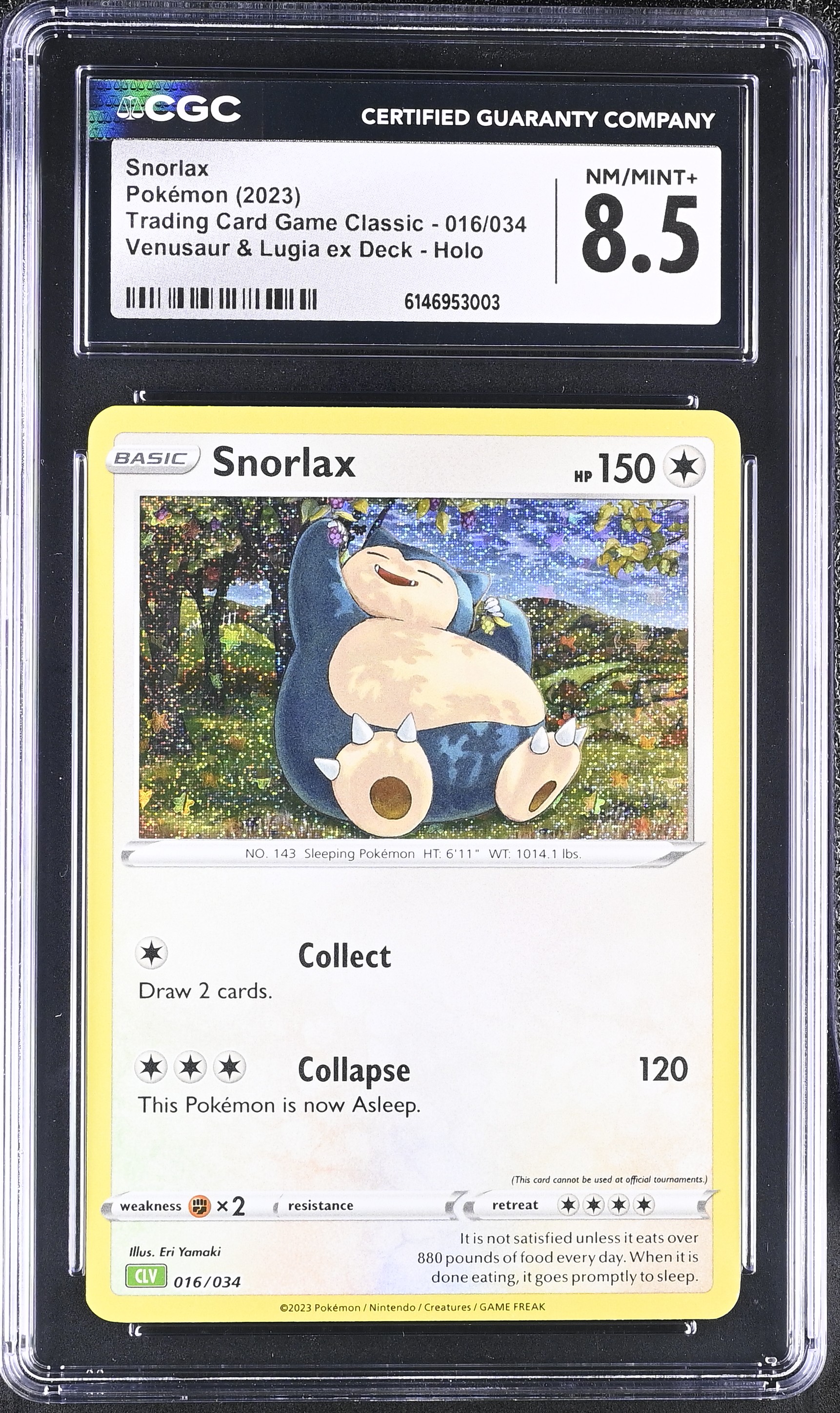 2023 Pokemon Trading Card Game Classic Snorlax Venusaur & Lugia ex Deck Holo English