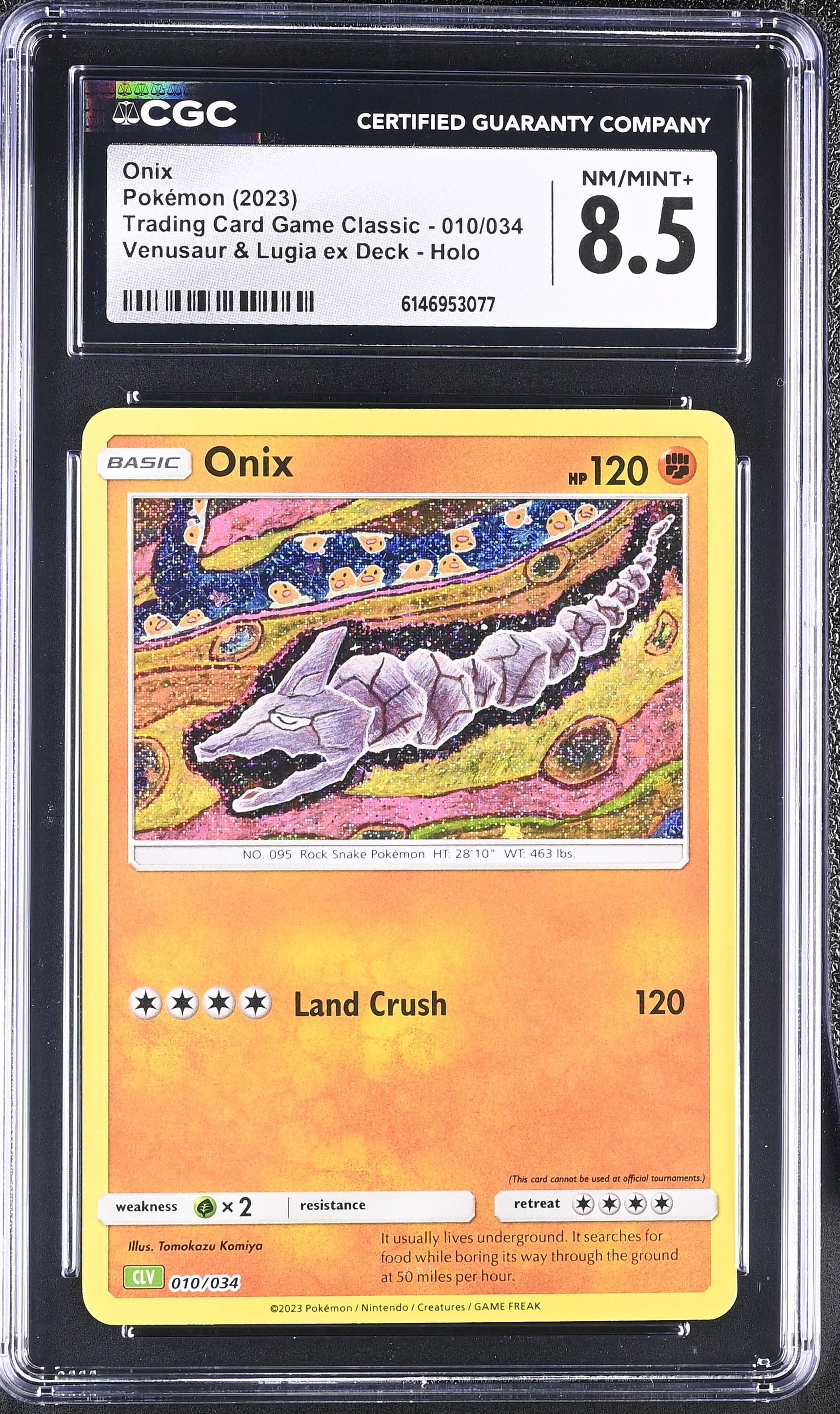 2023 Pokemon Trading Card Game Classic Onix Venusaur & Lugia ex Deck Holo English