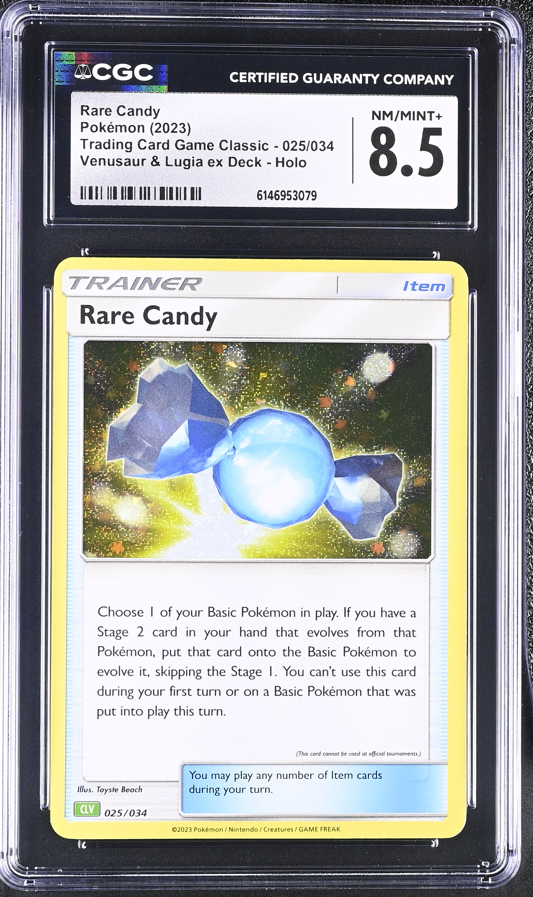 2023 Pokemon Trading Card Game Classic Rare Candy Venusaur & Lugia ex Deck Holo English