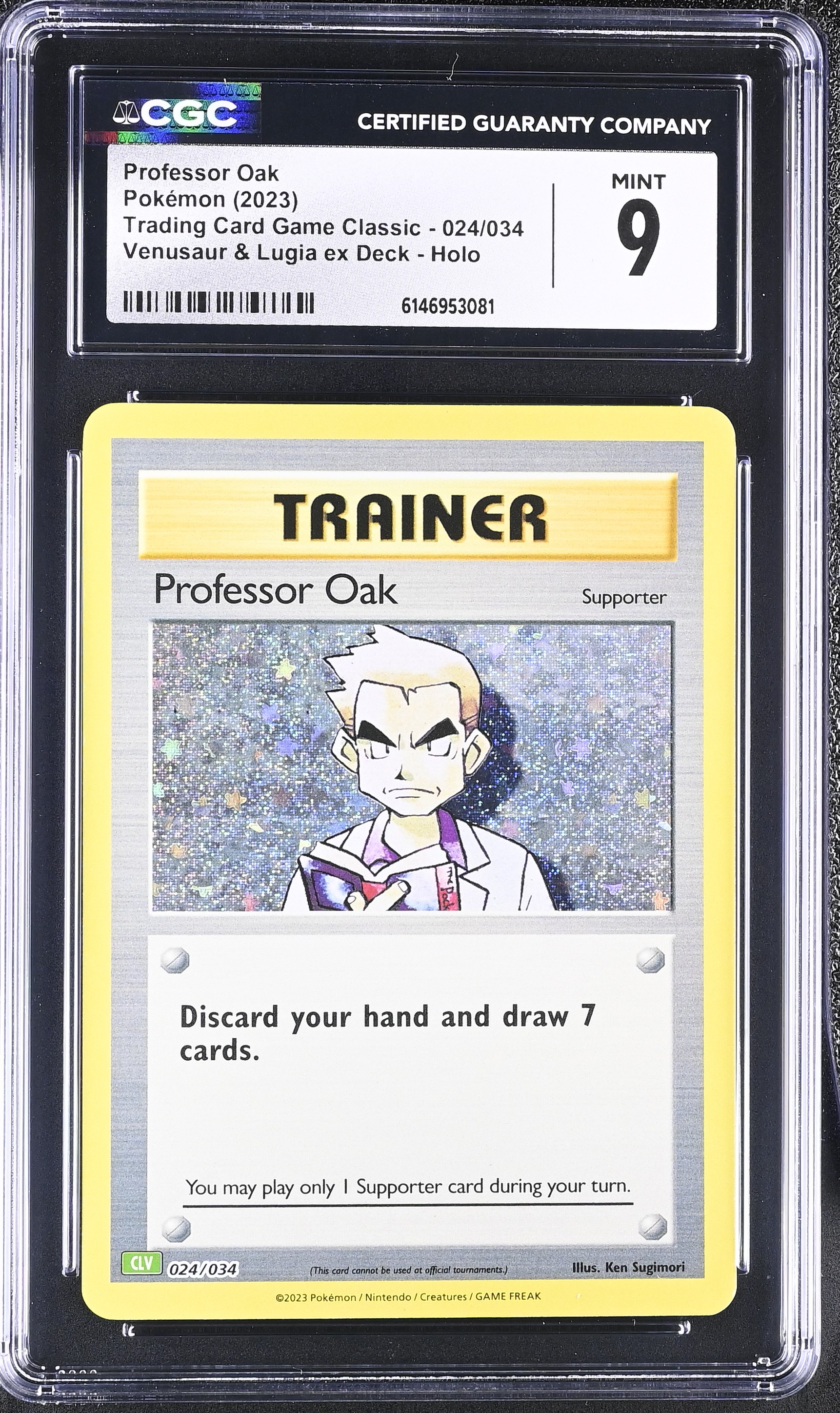 2023 Pokémon Trading Card Game Classic Professor Oak Venusaur & Lugia ex Deck Holo English