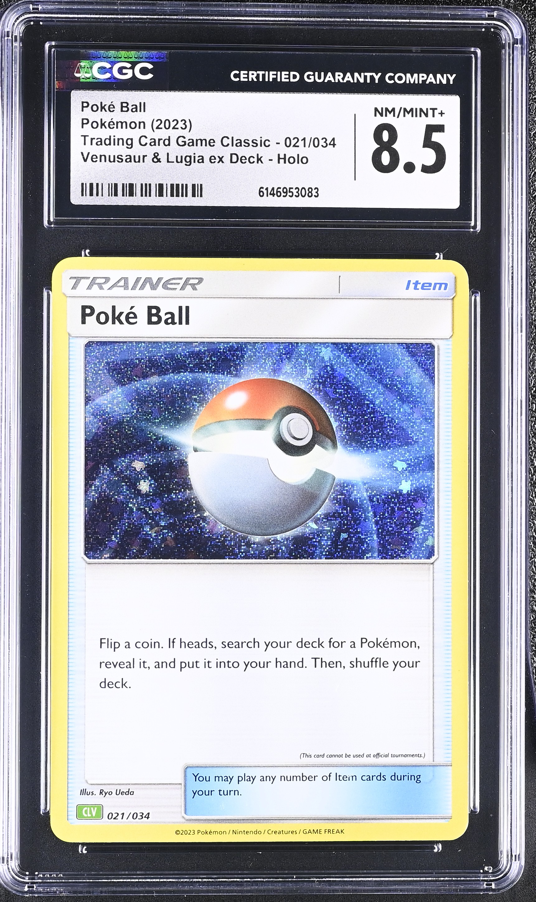 2023 Pokemon Trading Card Game Classic Poke Ball Venusaur & Lugia ex Deck Holo English