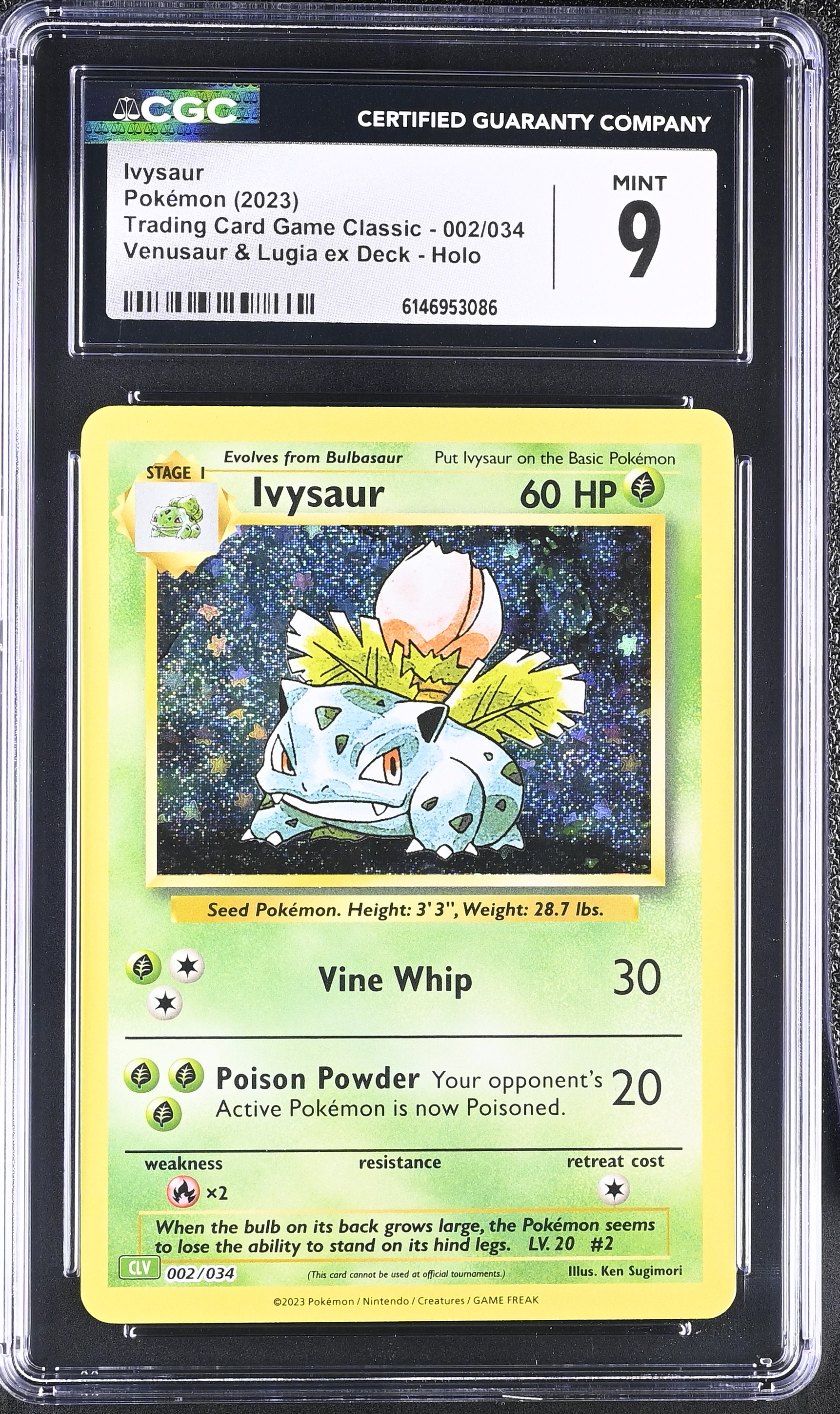 2023 Pokémon Trading Card Game Classic Ivysaur Venusaur & Lugia ex Deck Holo English