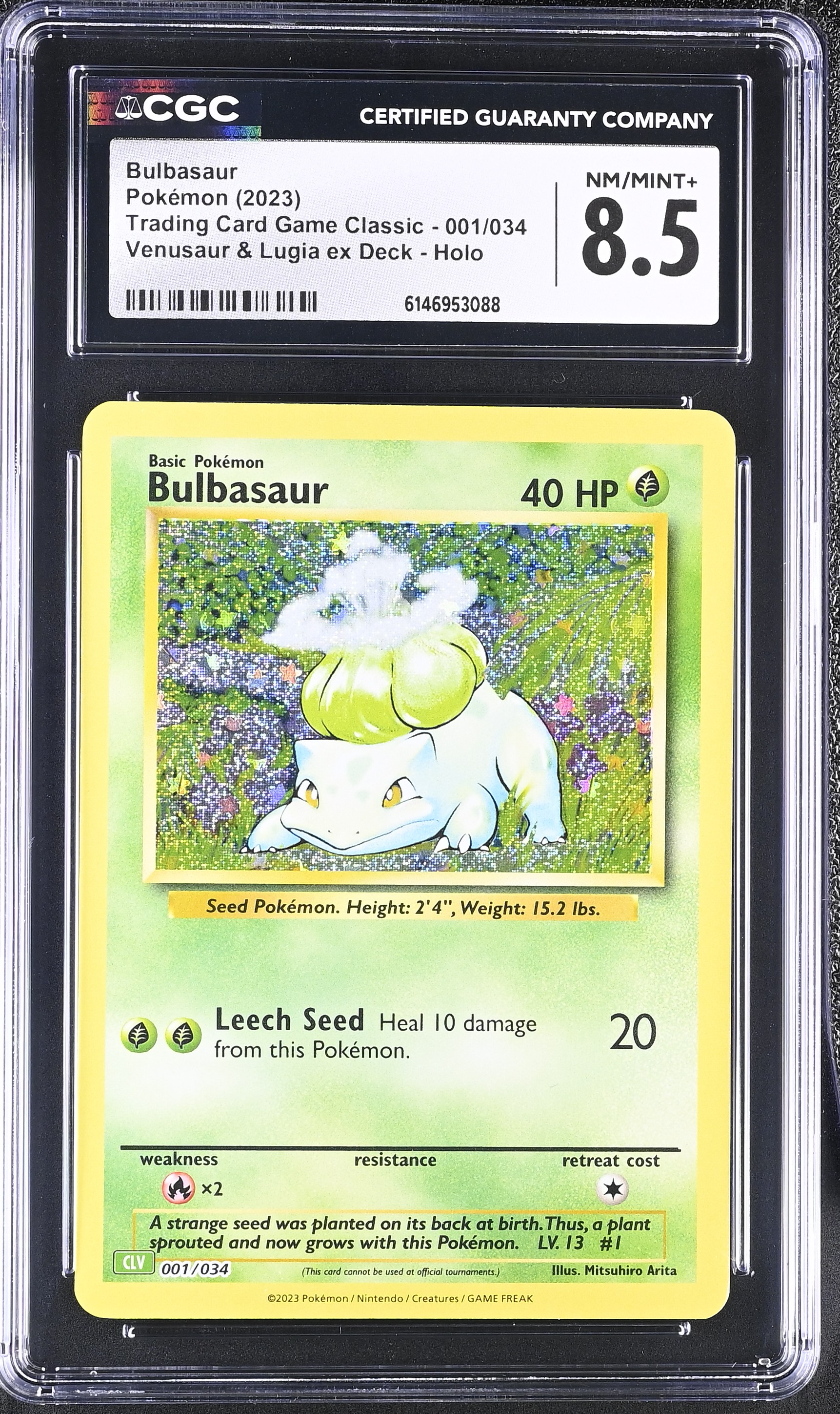 2023 Pokemon Trading Card Game Classic Bulbasaur Venusaur & Lugia ex Deck Holo English