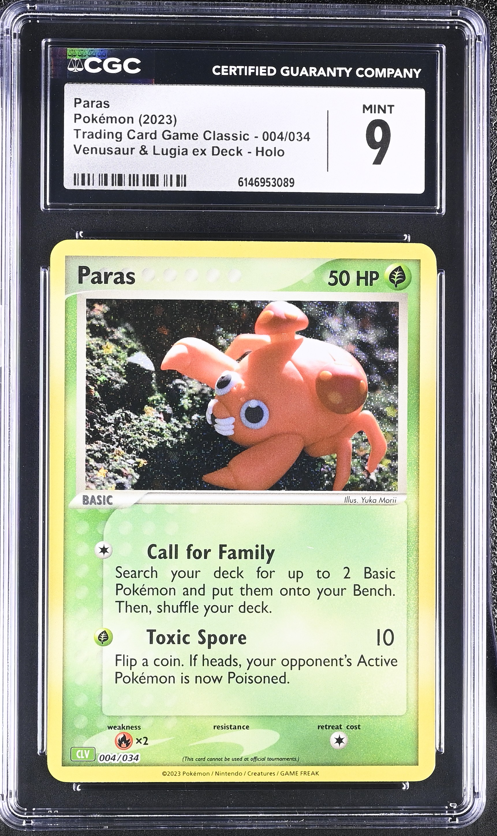 2023 Pokemon Trading Card Game Classic Paras Venusaur & Lugia ex Deck Holo English