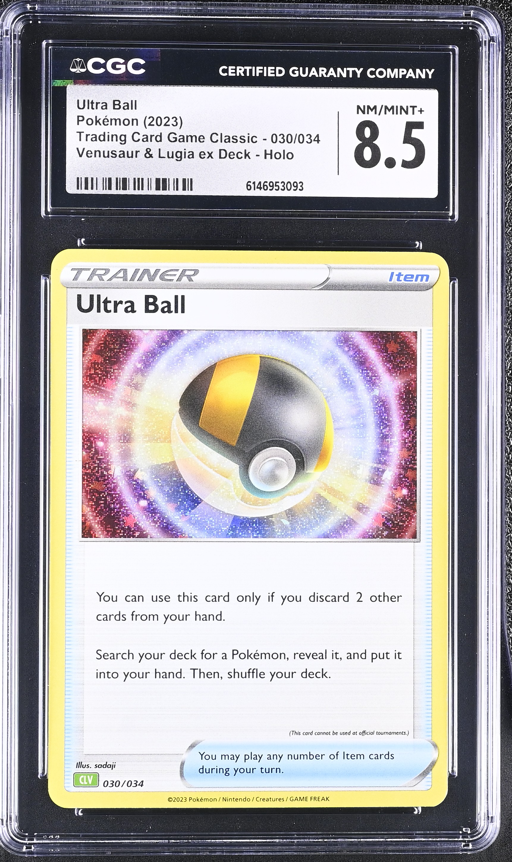 2023 Pokemon Trading Card Game Classic Ultra Ball Venusaur & Lugia ex Deck Holo English