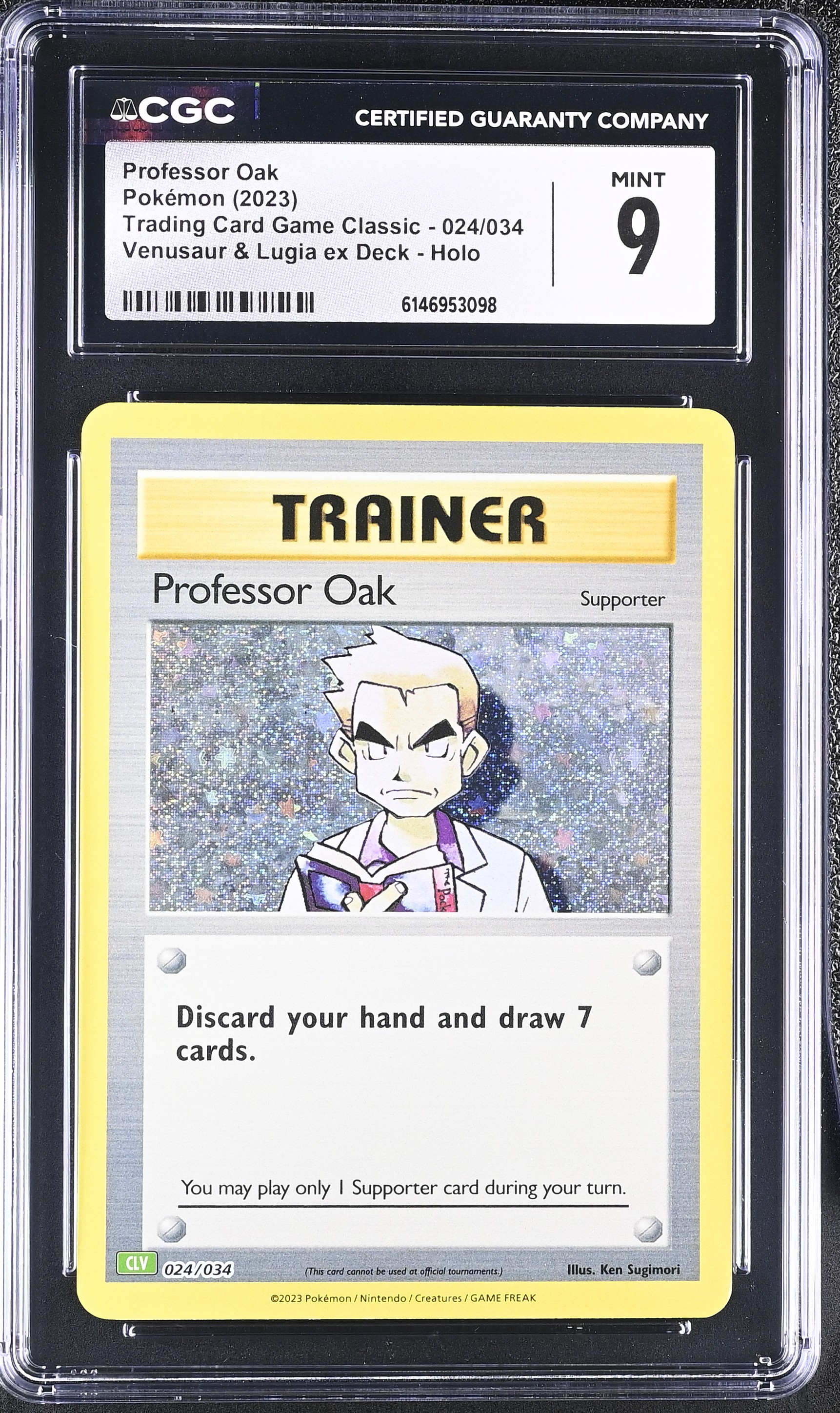 2023 Pokémon Trading Card Game Classic Professor Oak Venusaur & Lugia ex Deck Holo English