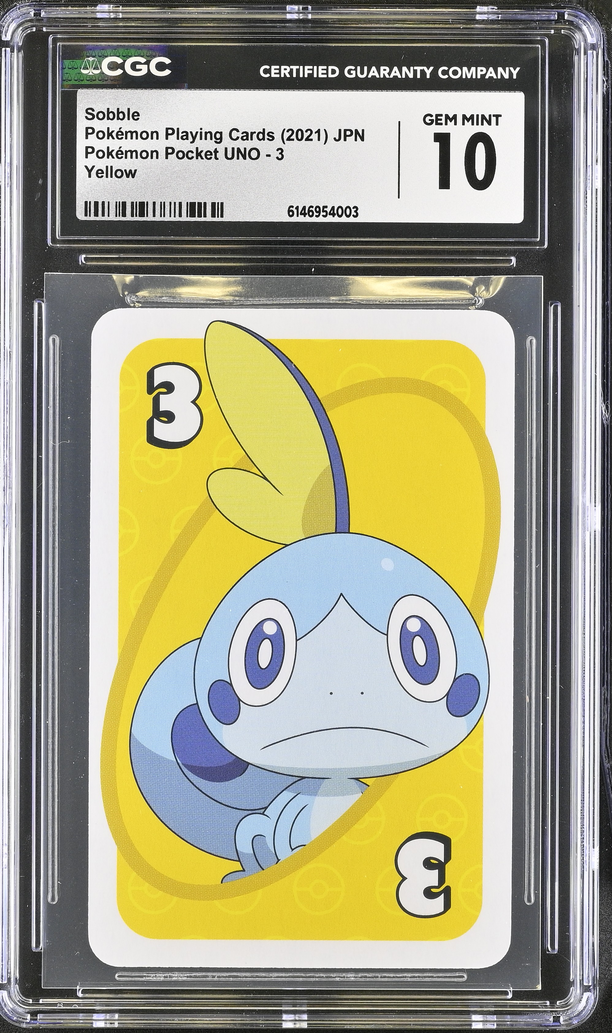 2021 Pokemon Playing Cards Pokemon Pocket UNO Sobble Yellow JPN