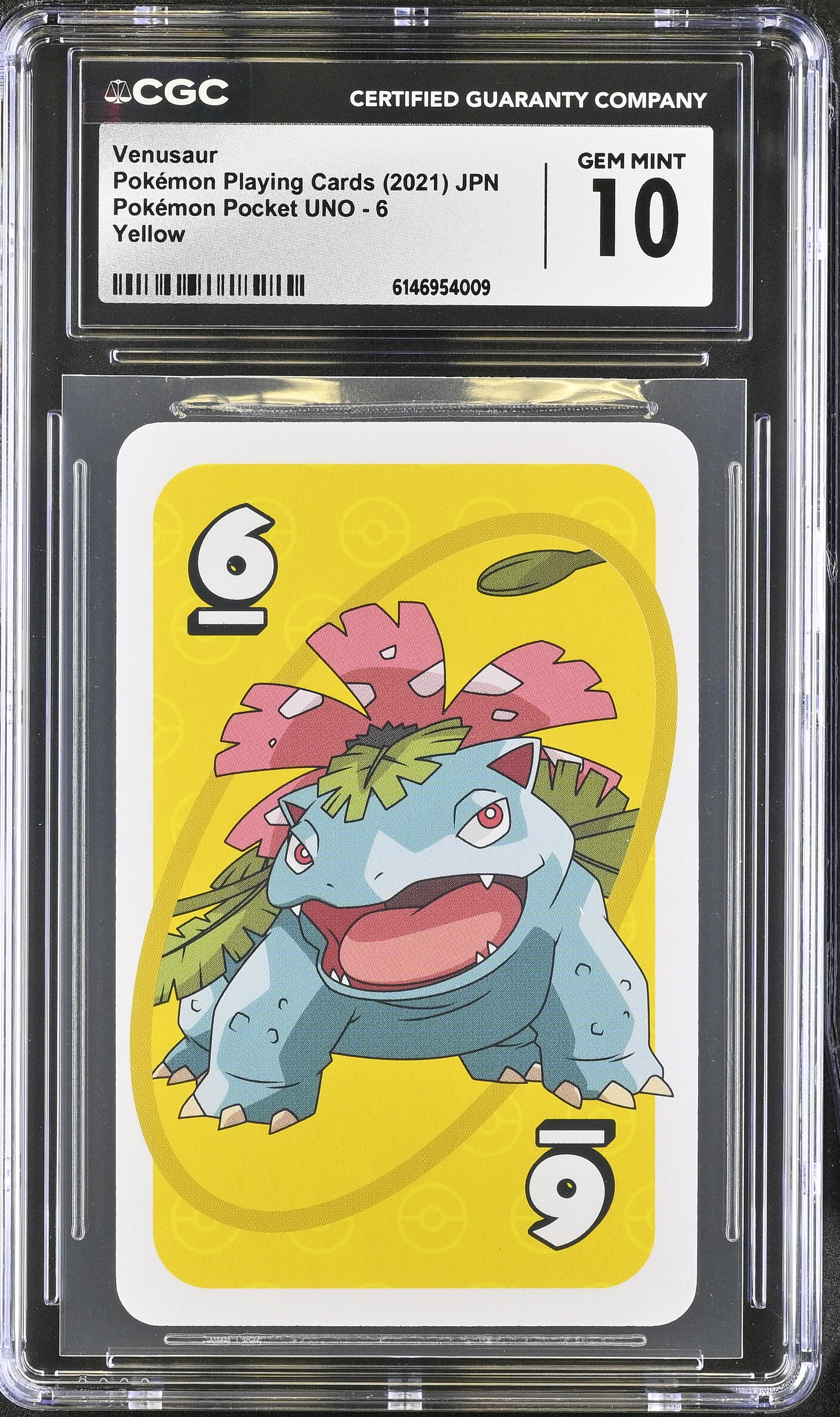 2021 Pokemon Playing Cards Pokemon Pocket UNO Venusaur Yellow JPN