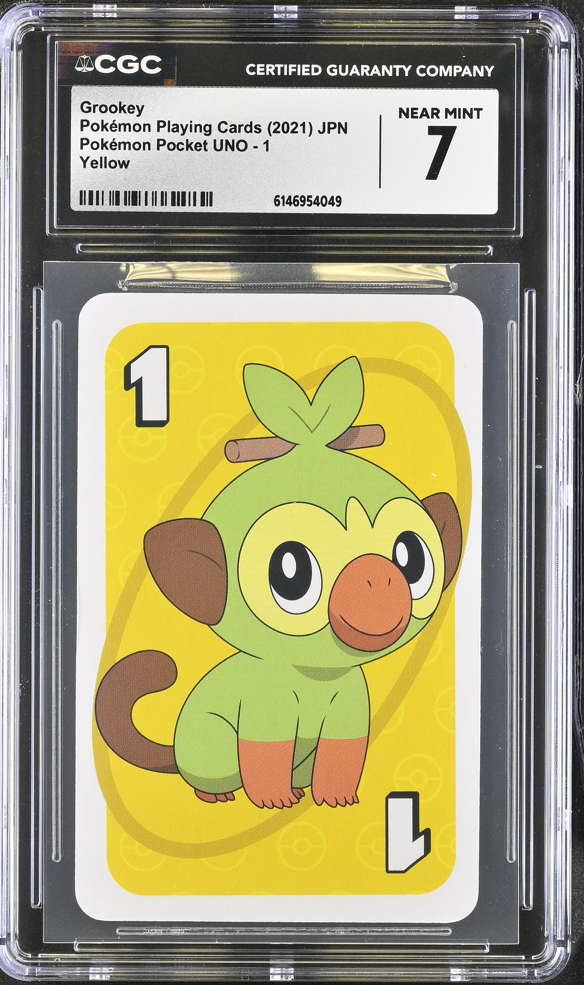 2021 Pokemon Playing Cards Pokemon Pocket UNO Grookey Yellow JPN