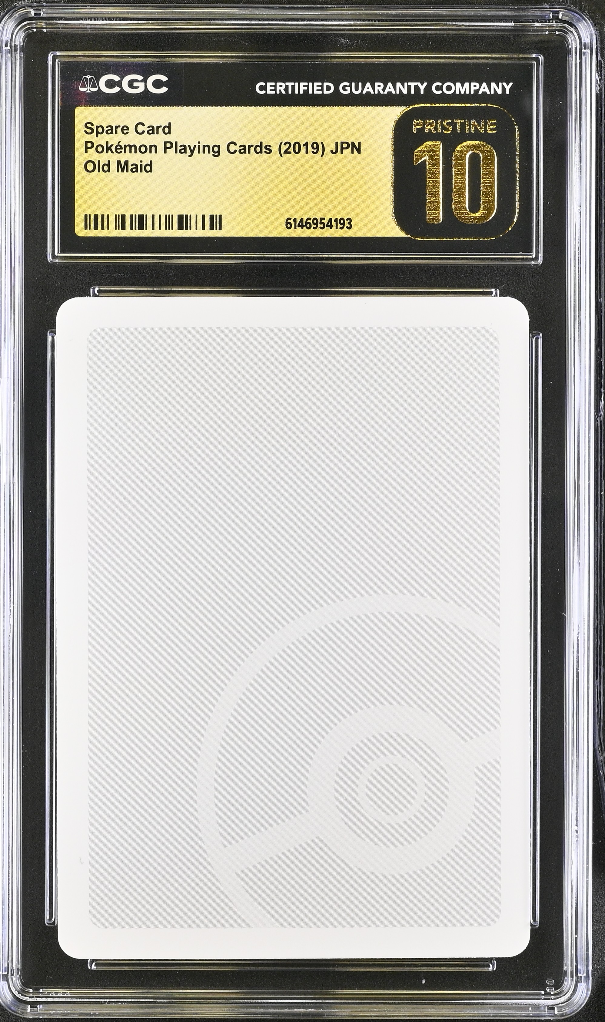 2019 Pokemon Playing Cards Old Maid Spare Card JPN
