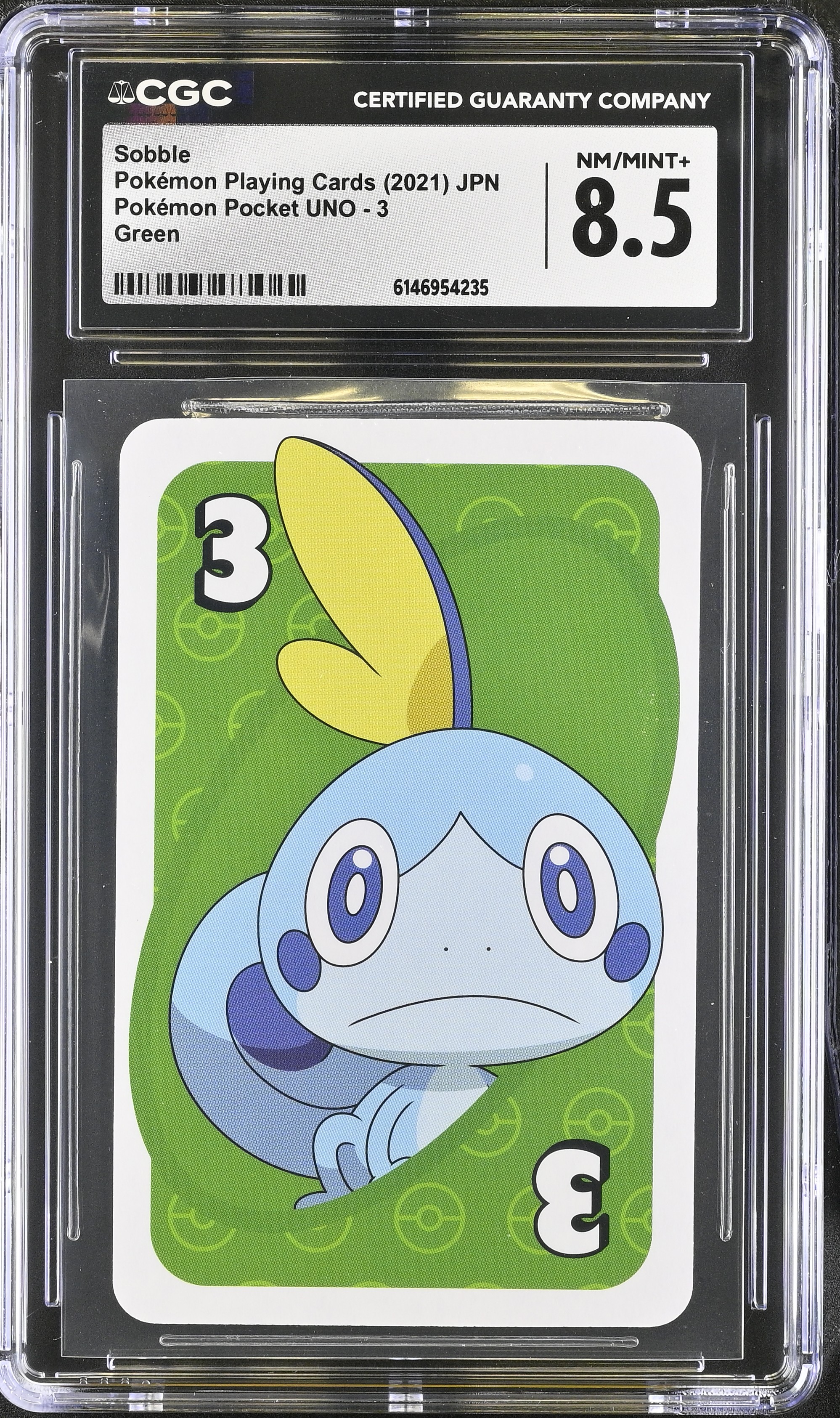2021 Pokemon Playing Cards Pokemon Pocket UNO Sobble Green JPN