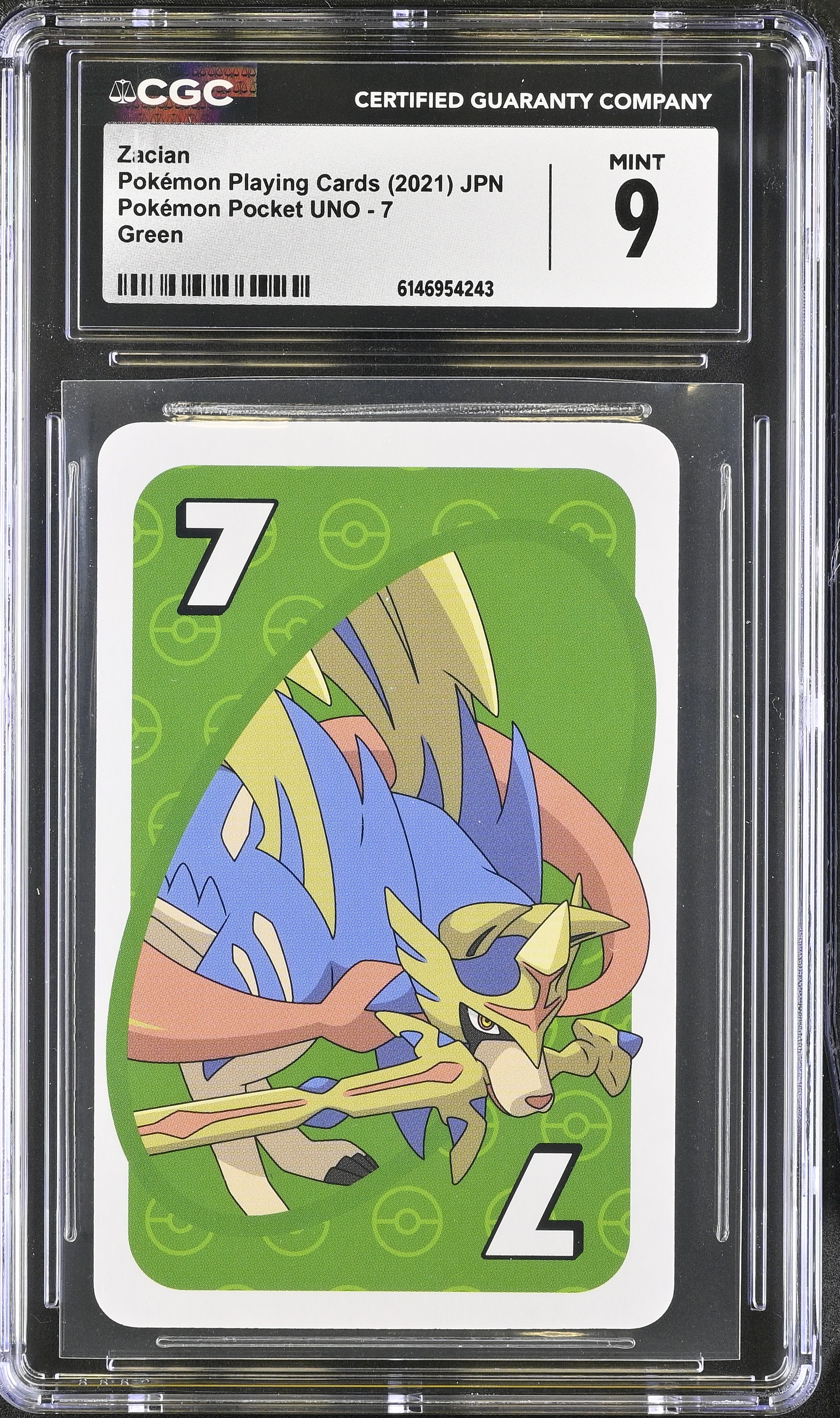 2021 Pokemon Playing Cards Pokemon Pocket UNO Zacian Green JPN