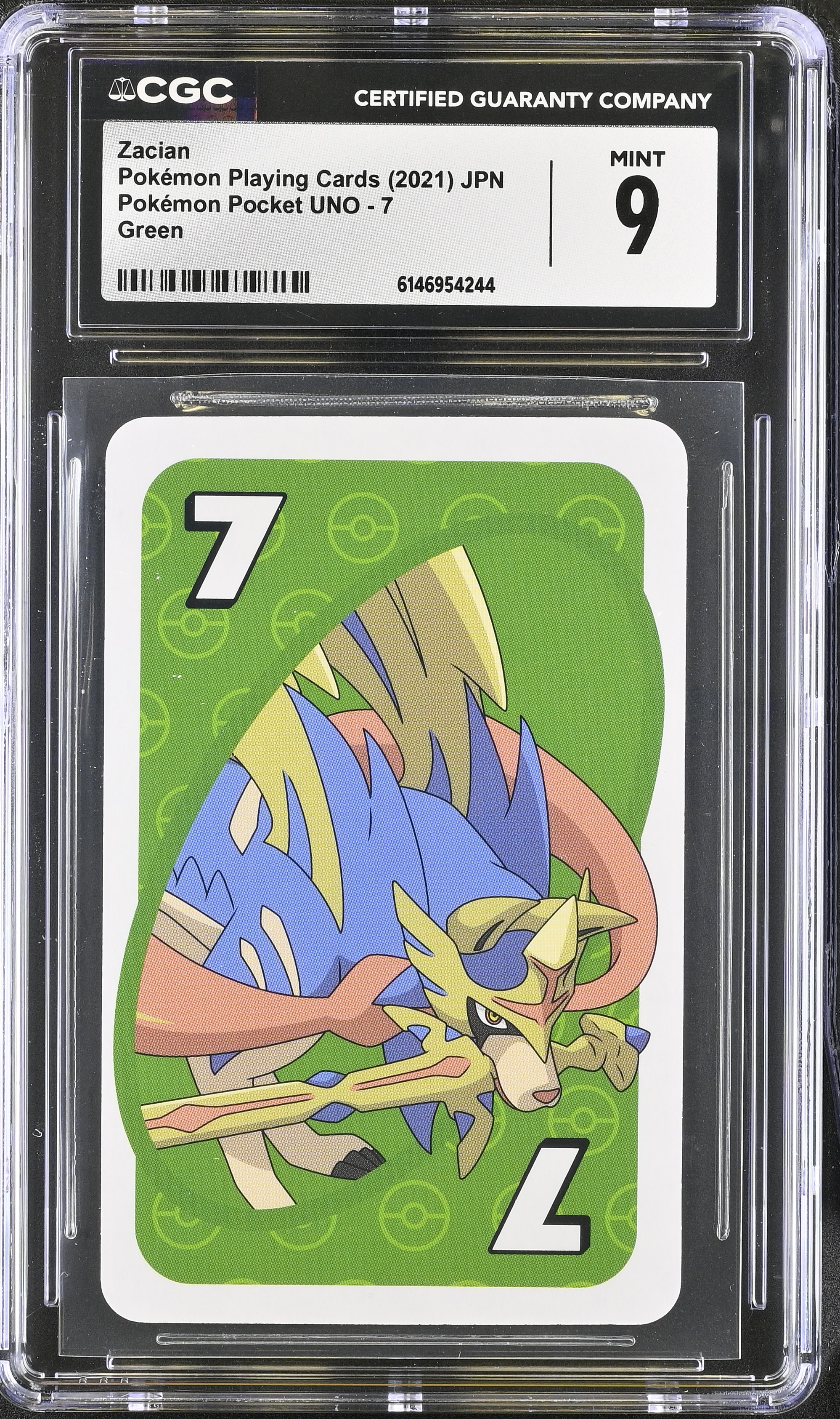 2021 Pokemon Playing Cards Pokemon Pocket UNO Zacian Green JPN