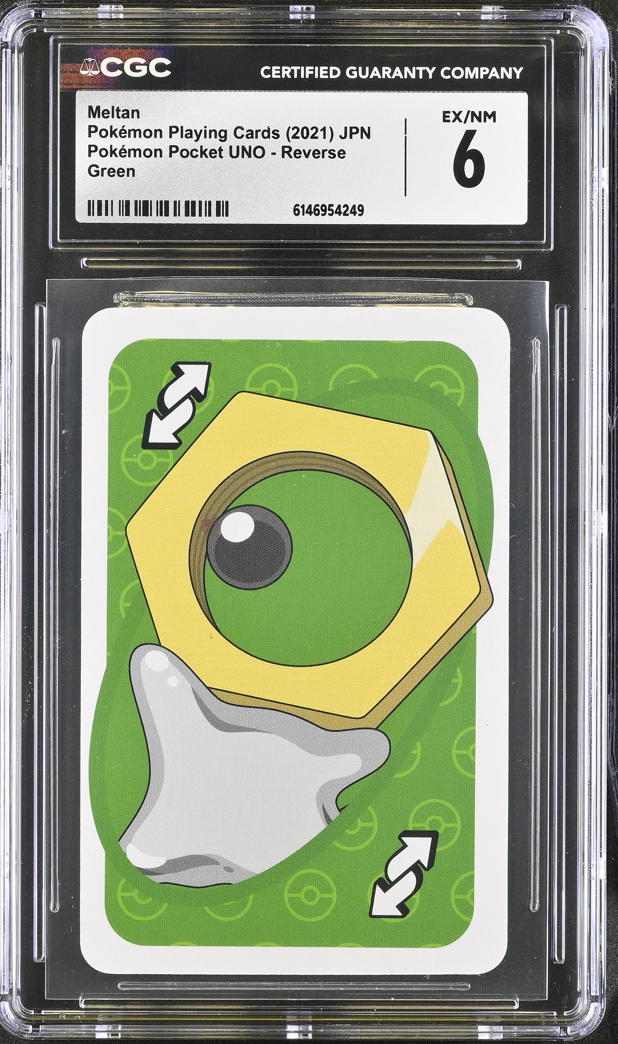 2021 Pokemon Playing Cards Pokemon Pocket UNO Meltan Green JPN