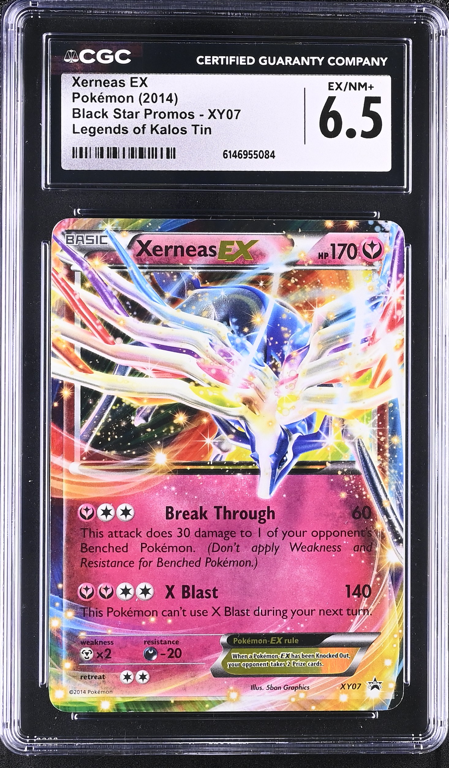 2014 Pokemon Black Star Promos Xerneas EX Legends of Kalos Tin English