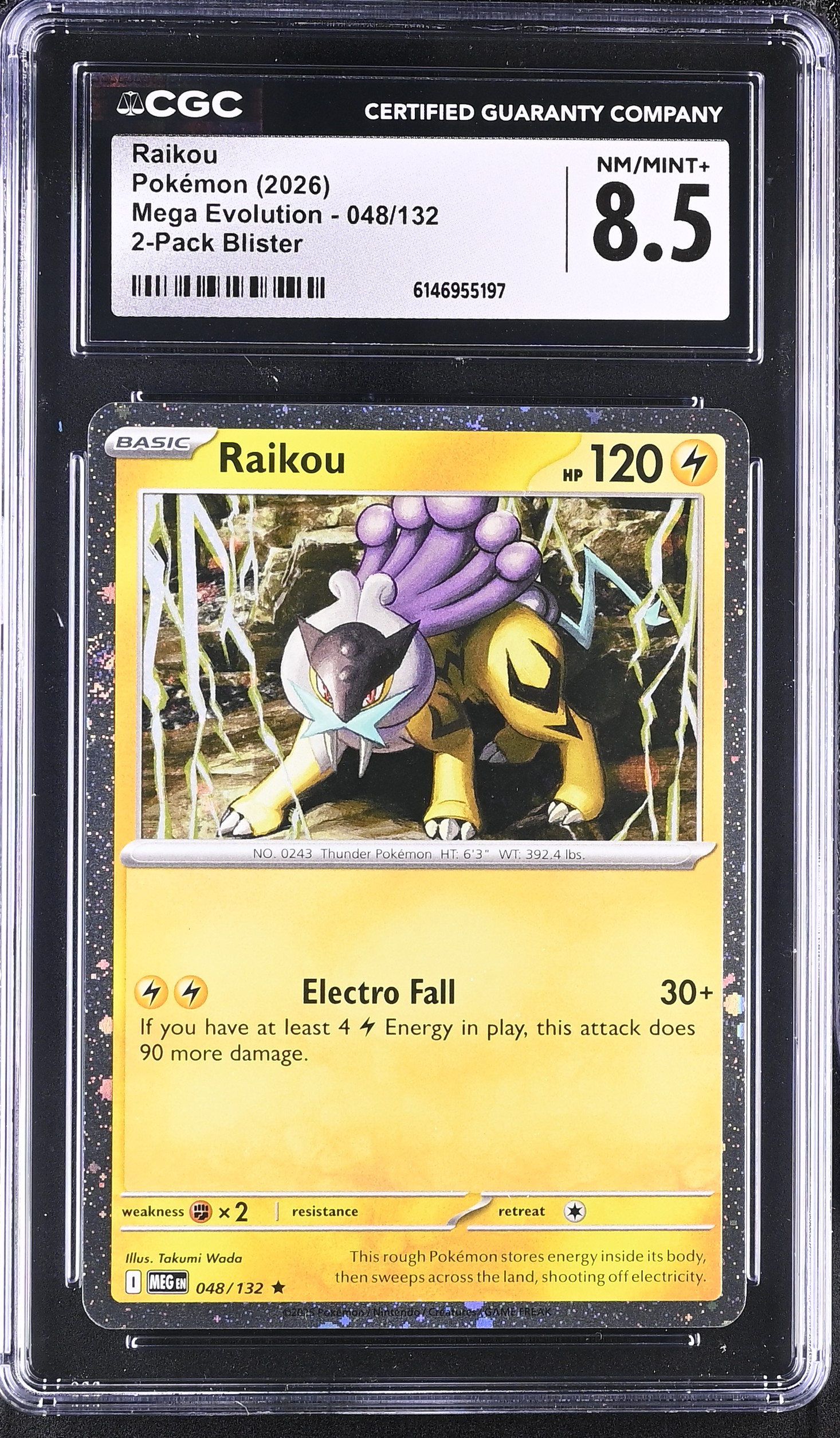 2026 Pokemon Mega Evolution Raikou 2-Pack Blister English