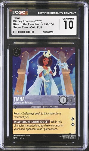 2023 Disney Lorcana Rise of the Floodborn Tiana Cold Foil English