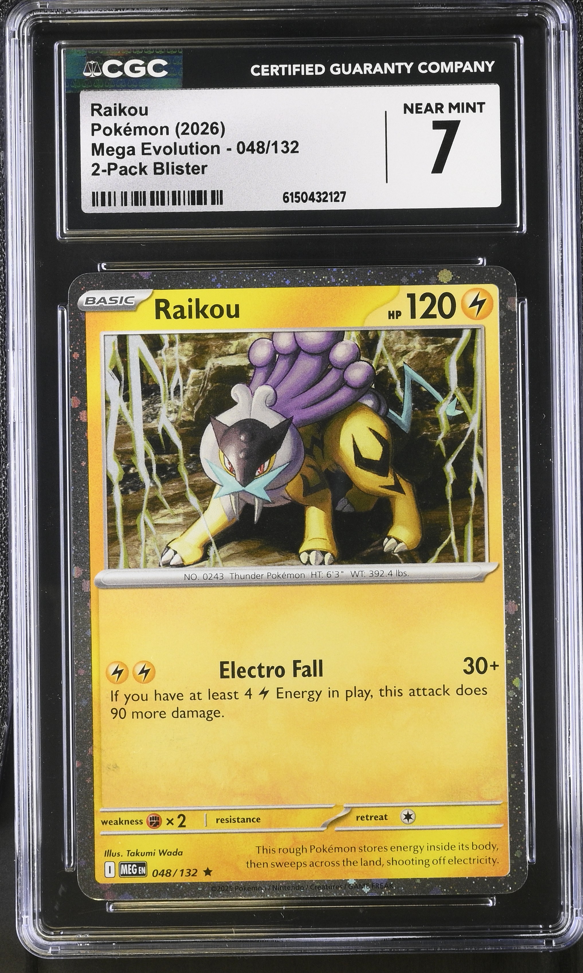 2026 Pokemon Mega Evolution Raikou 2-Pack Blister English