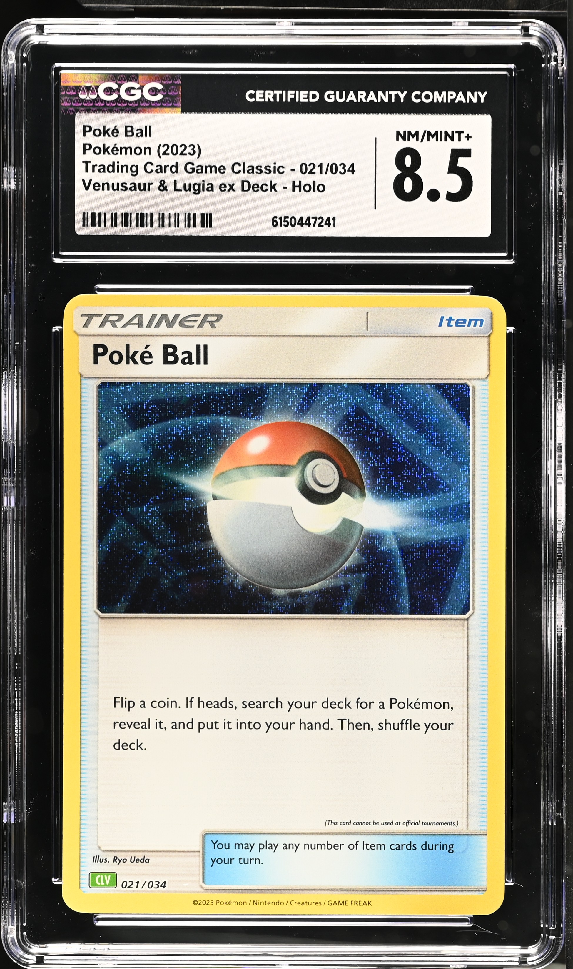 2023 Pokemon Trading Card Game Classic Poke Ball Venusaur & Lugia ex Deck Holo English