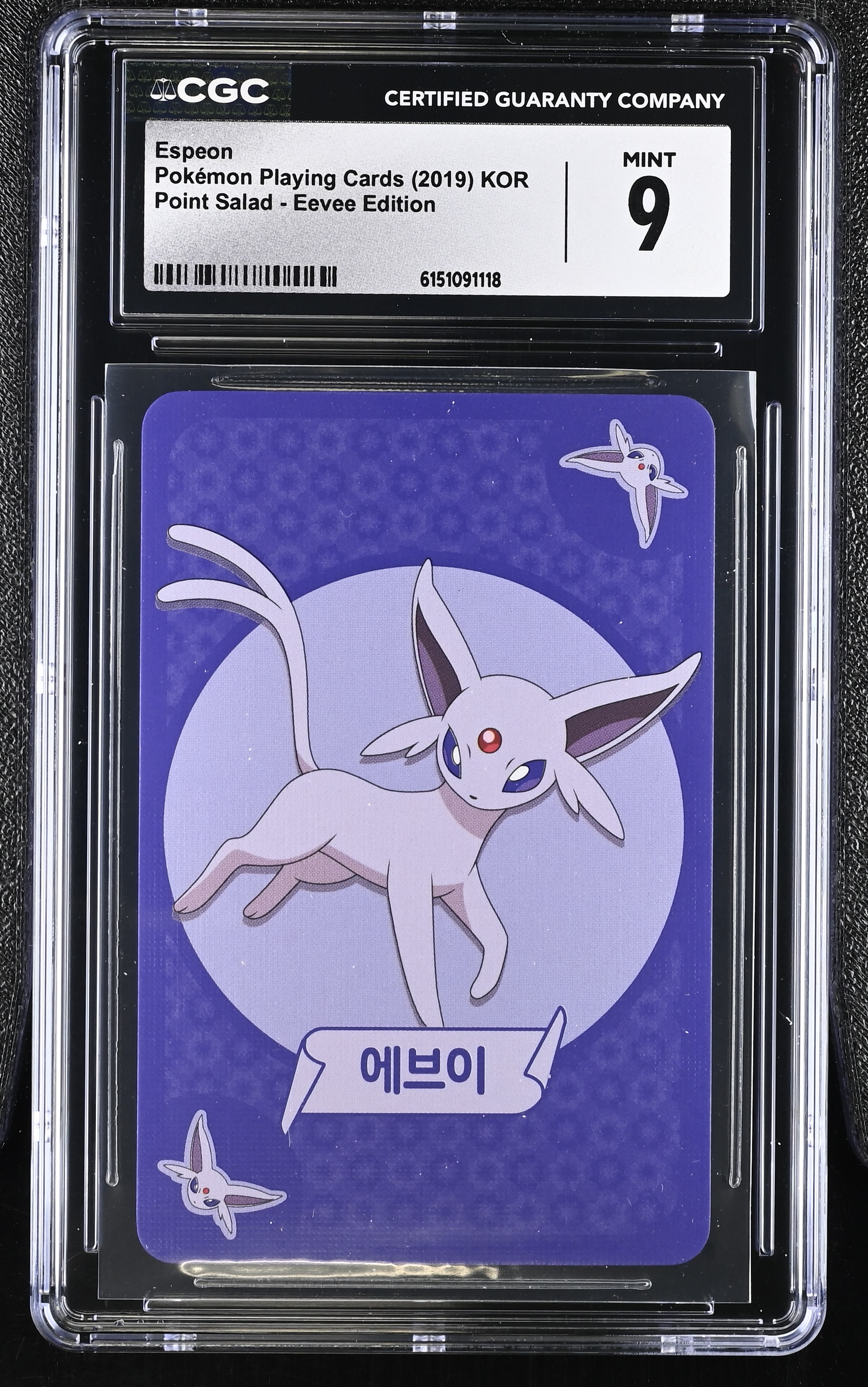 2019 Pokemon Playing Cards Point Salad - Eevee Edition Espeon KOR