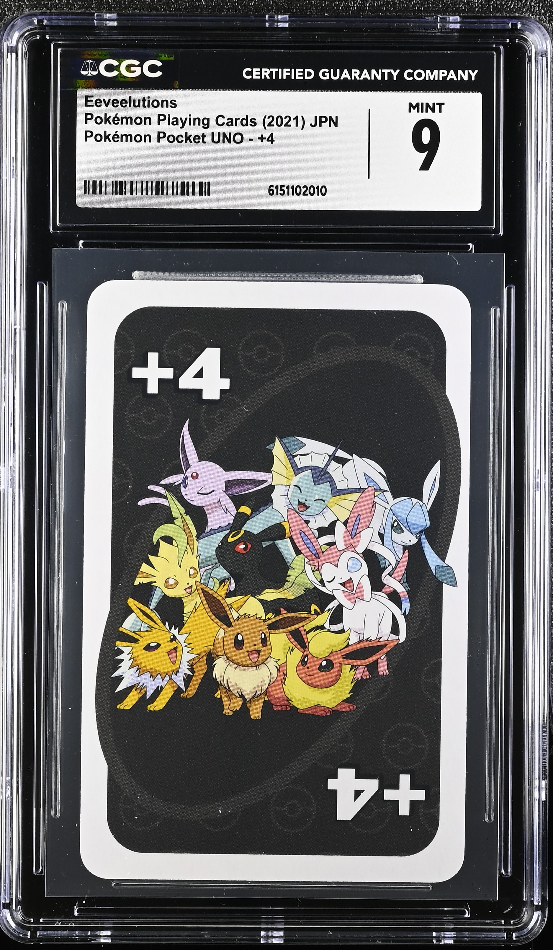 2021 Pokemon Playing Cards Pokemon Pocket UNO Eeveelutions JPN