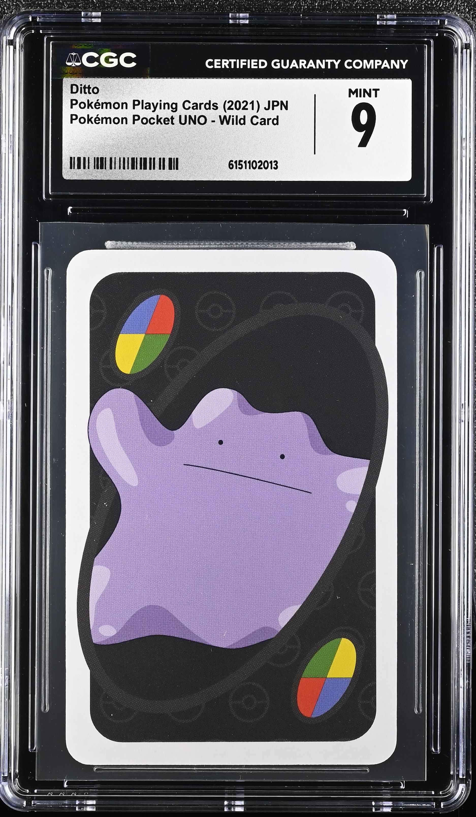 2021 Pokemon Playing Cards Pokemon Pocket UNO Ditto JPN