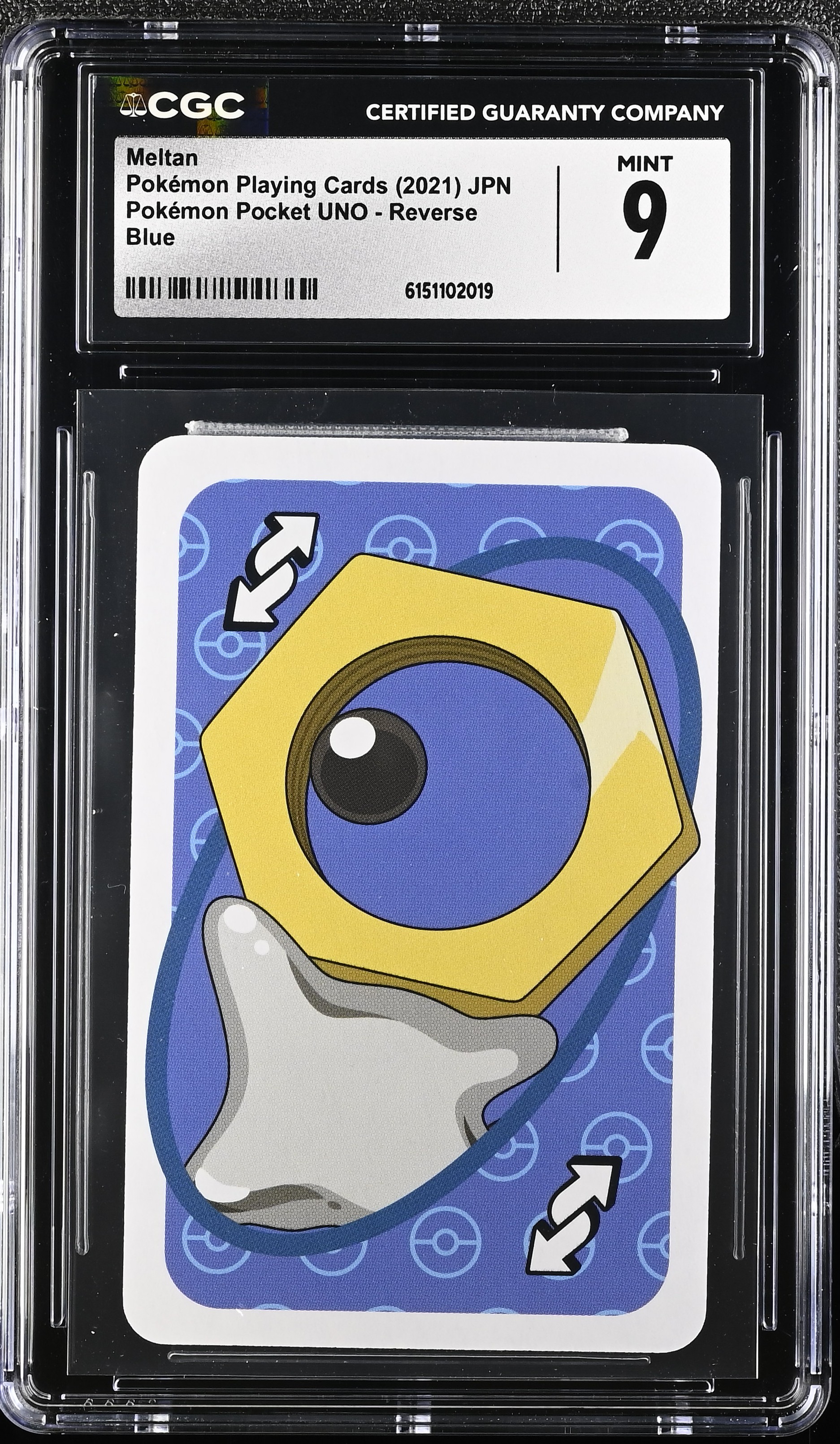 2021 Pokemon Playing Cards Pokemon Pocket UNO Meltan Blue JPN