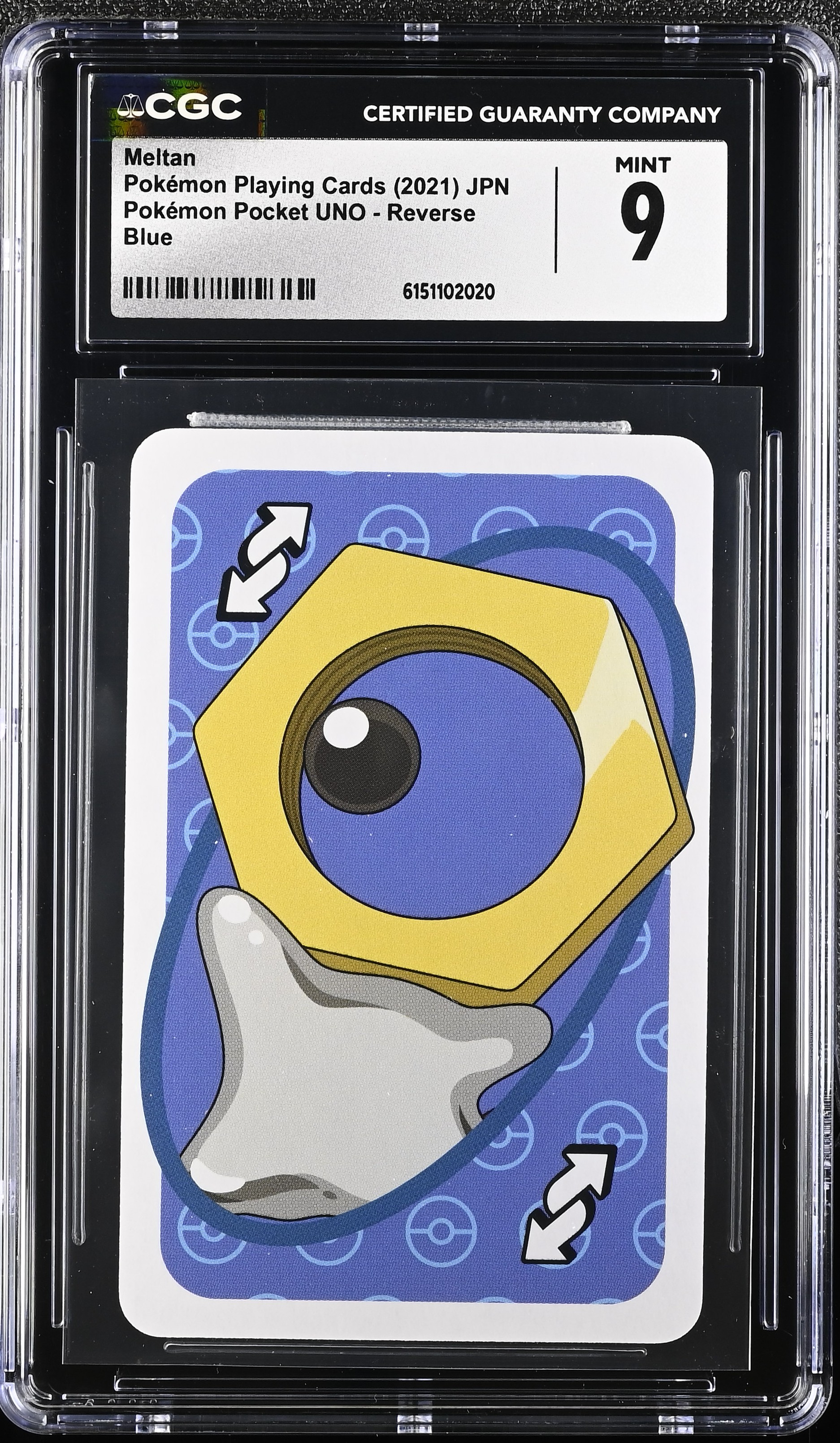 2021 Pokemon Playing Cards Pokemon Pocket UNO Meltan Blue JPN
