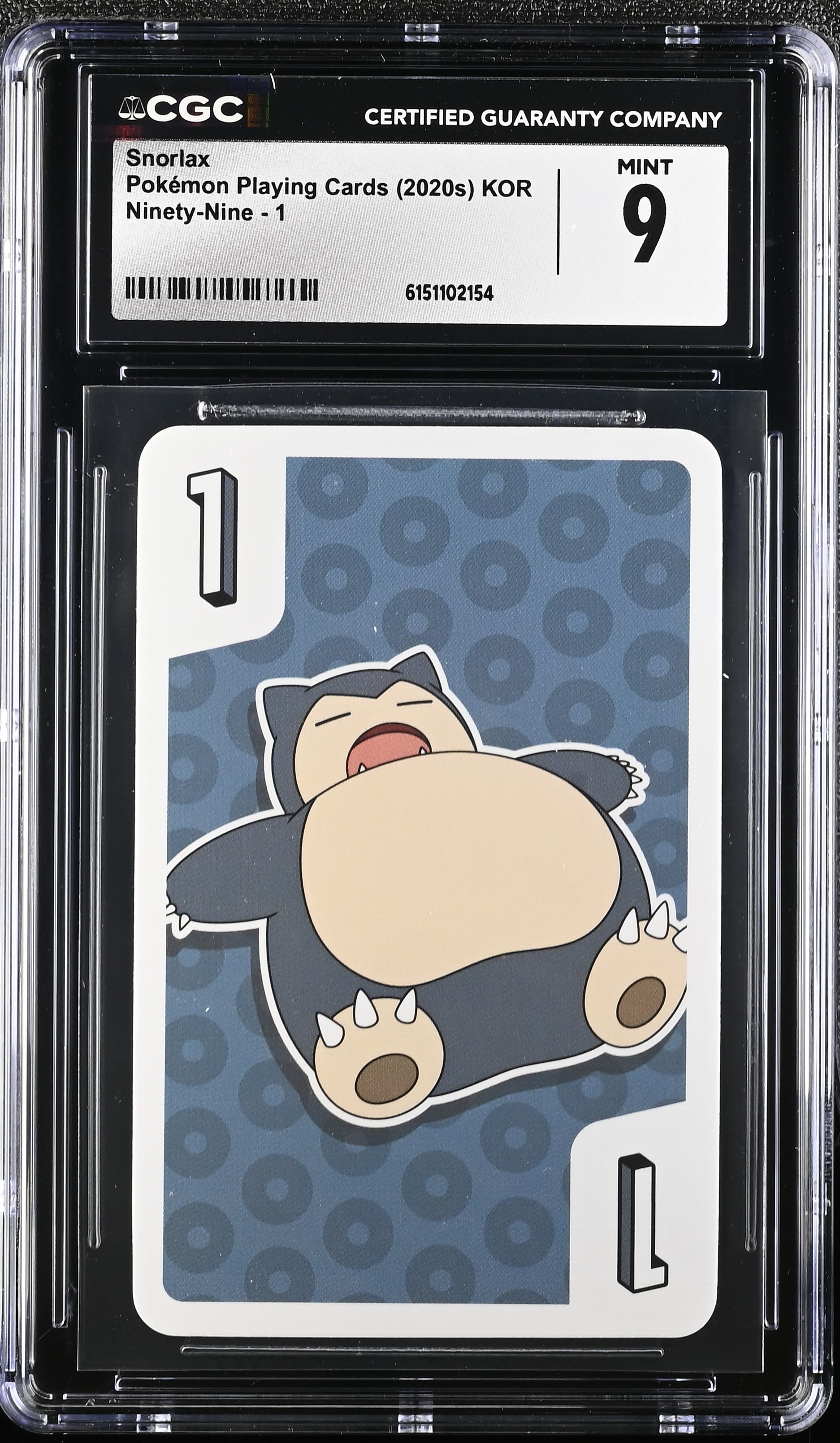 2020 Pokemon Playing Cards Ninety-Nine Snorlax KOR