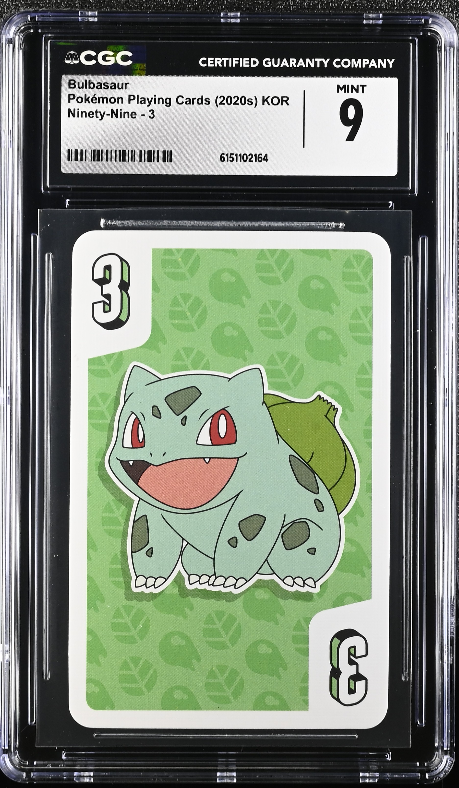 2020 Pokemon Playing Cards Ninety-Nine Bulbasaur KOR