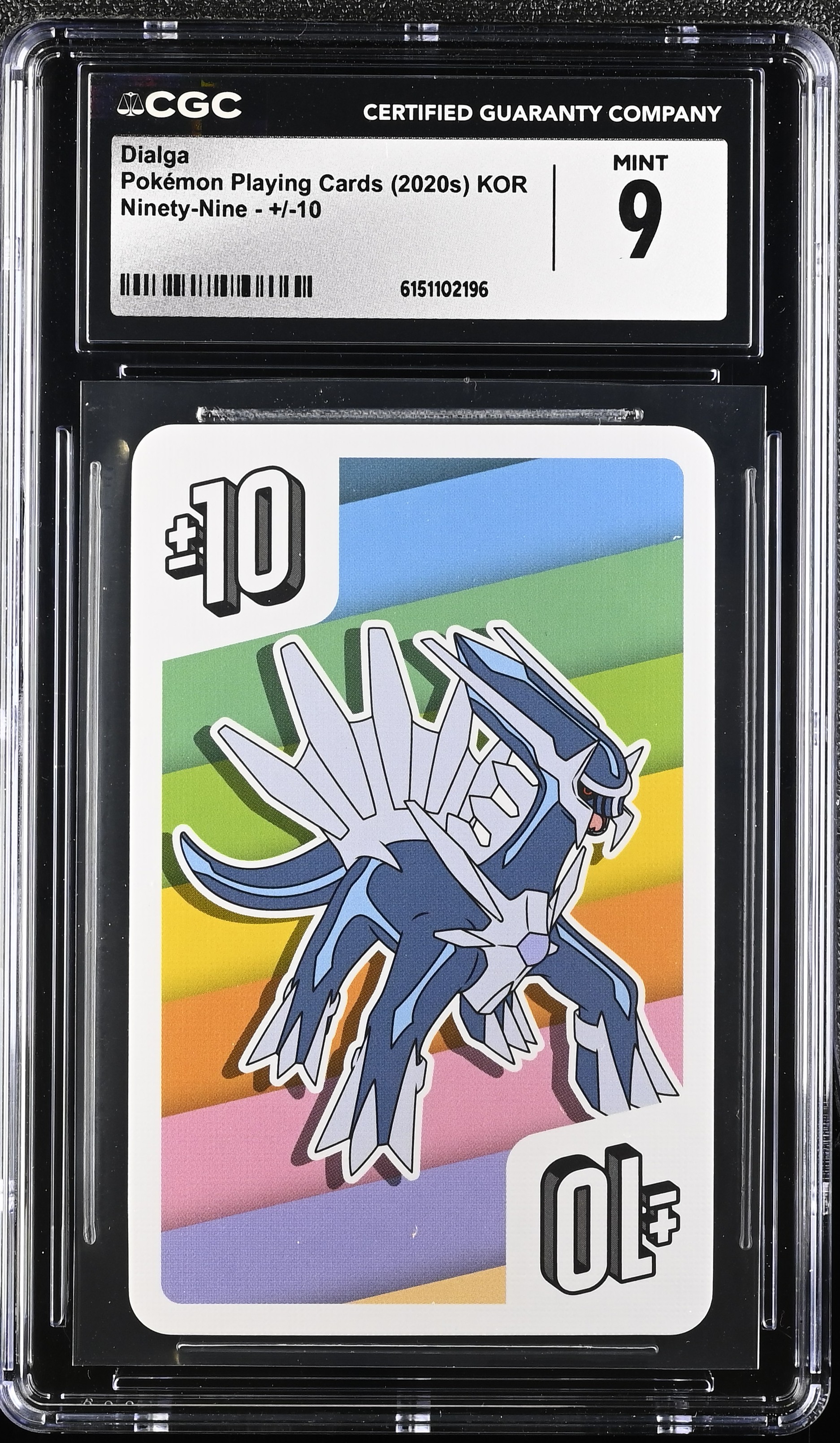 2020 Pokemon Playing Cards Ninety-Nine Dialga KOR