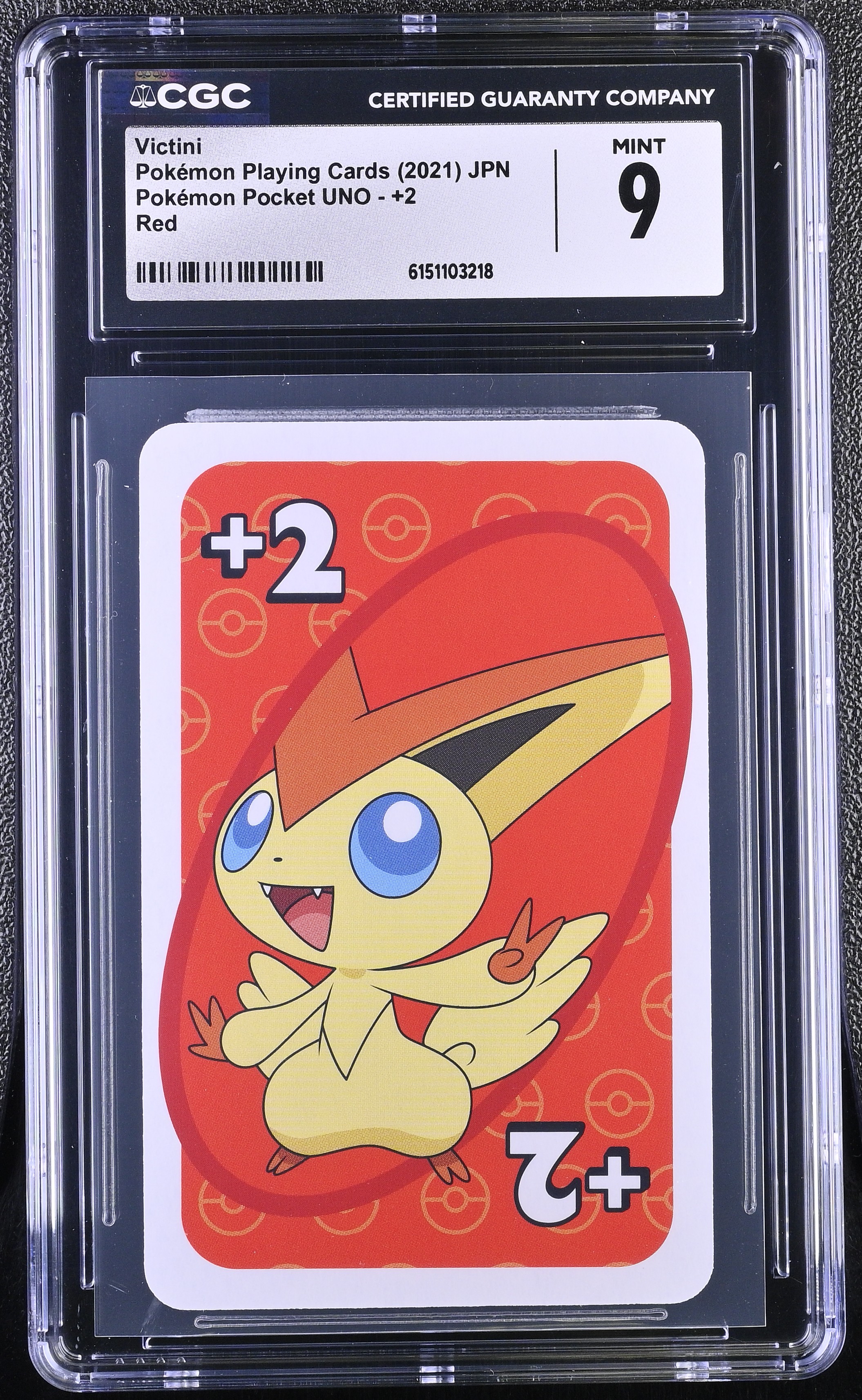 2021 Pokemon Playing Cards Pokemon Pocket UNO Victini Red JPN