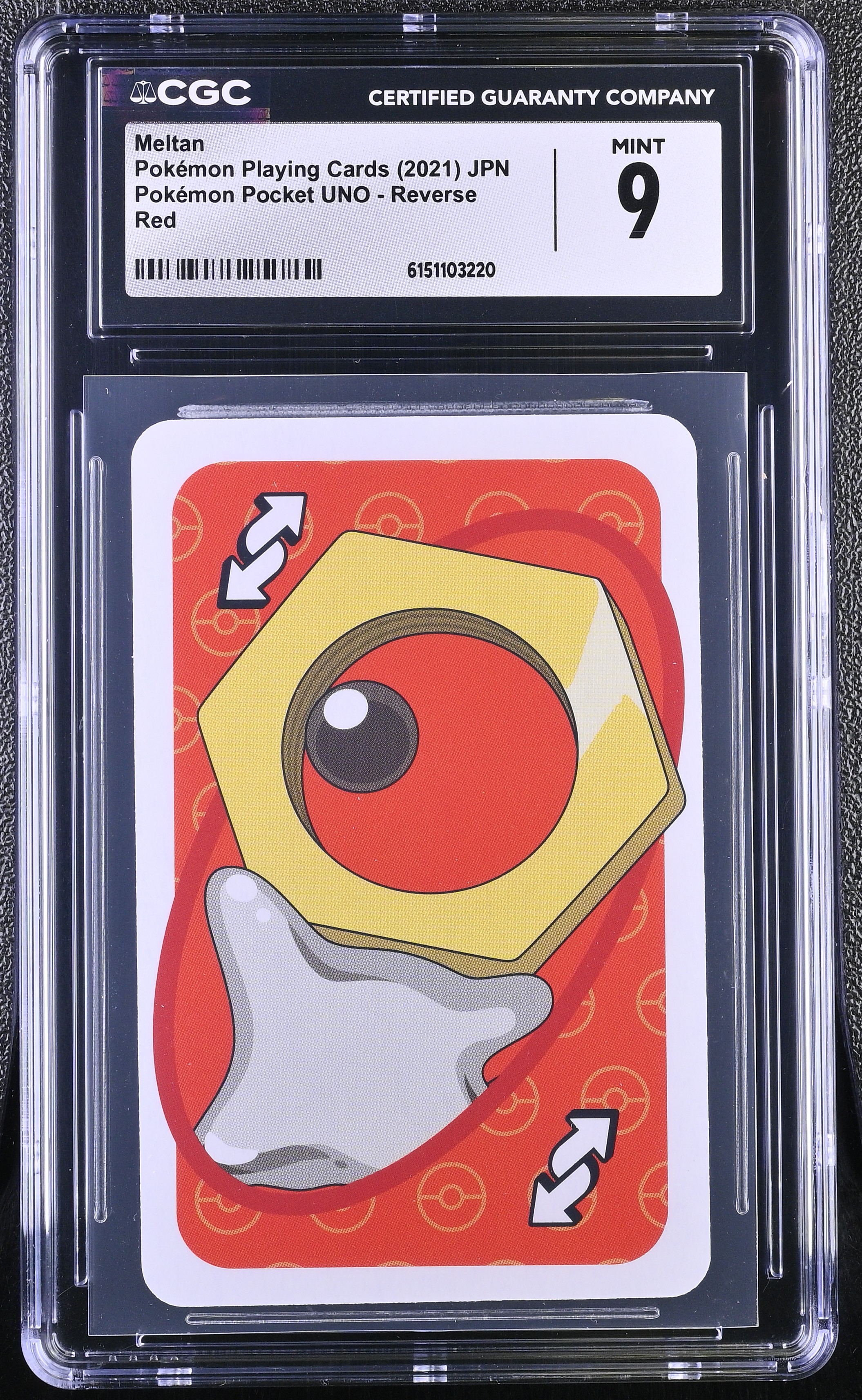 2021 Pokemon Playing Cards Pokemon Pocket UNO Meltan Red JPN