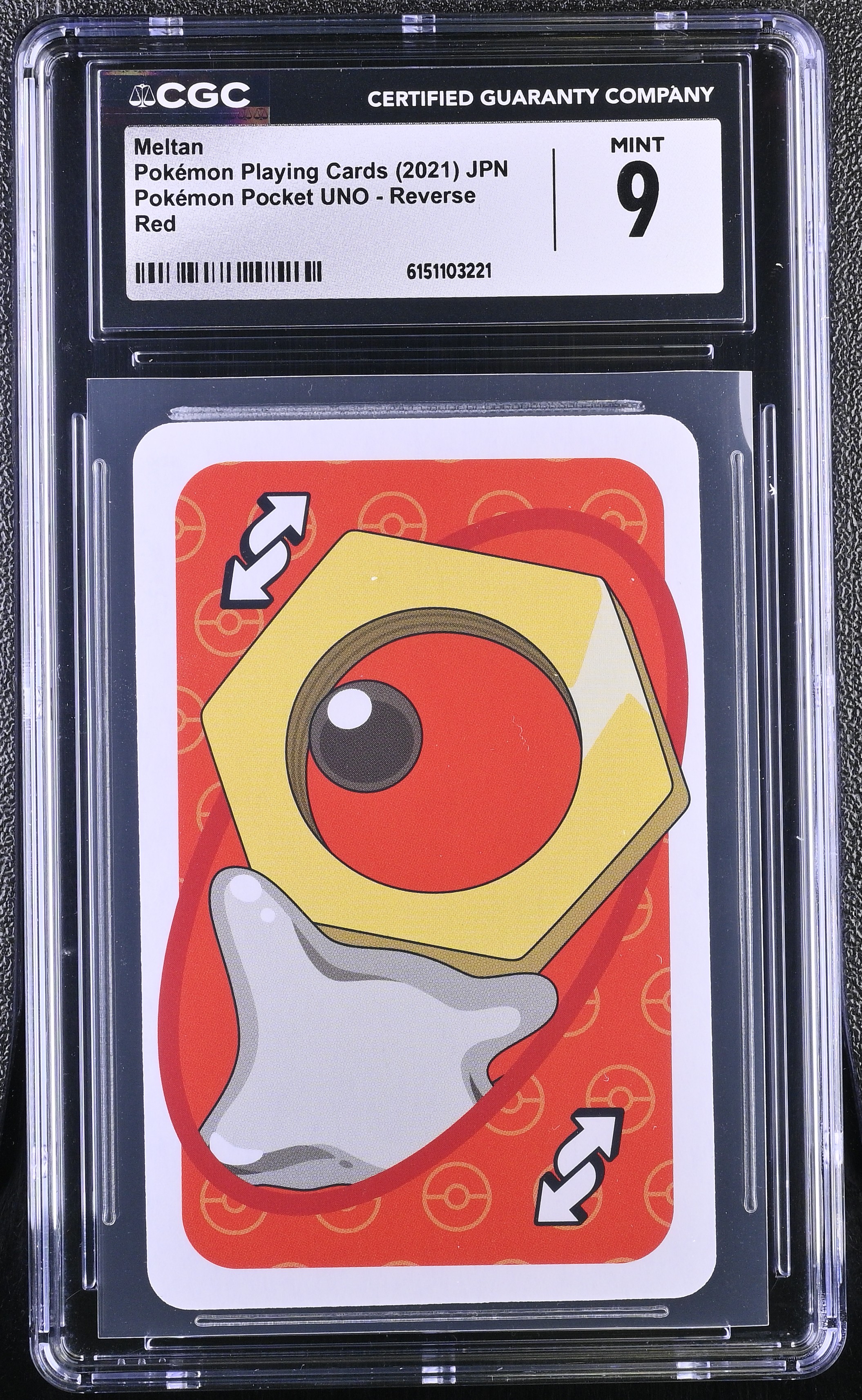 2021 Pokemon Playing Cards Pokemon Pocket UNO Meltan Red JPN