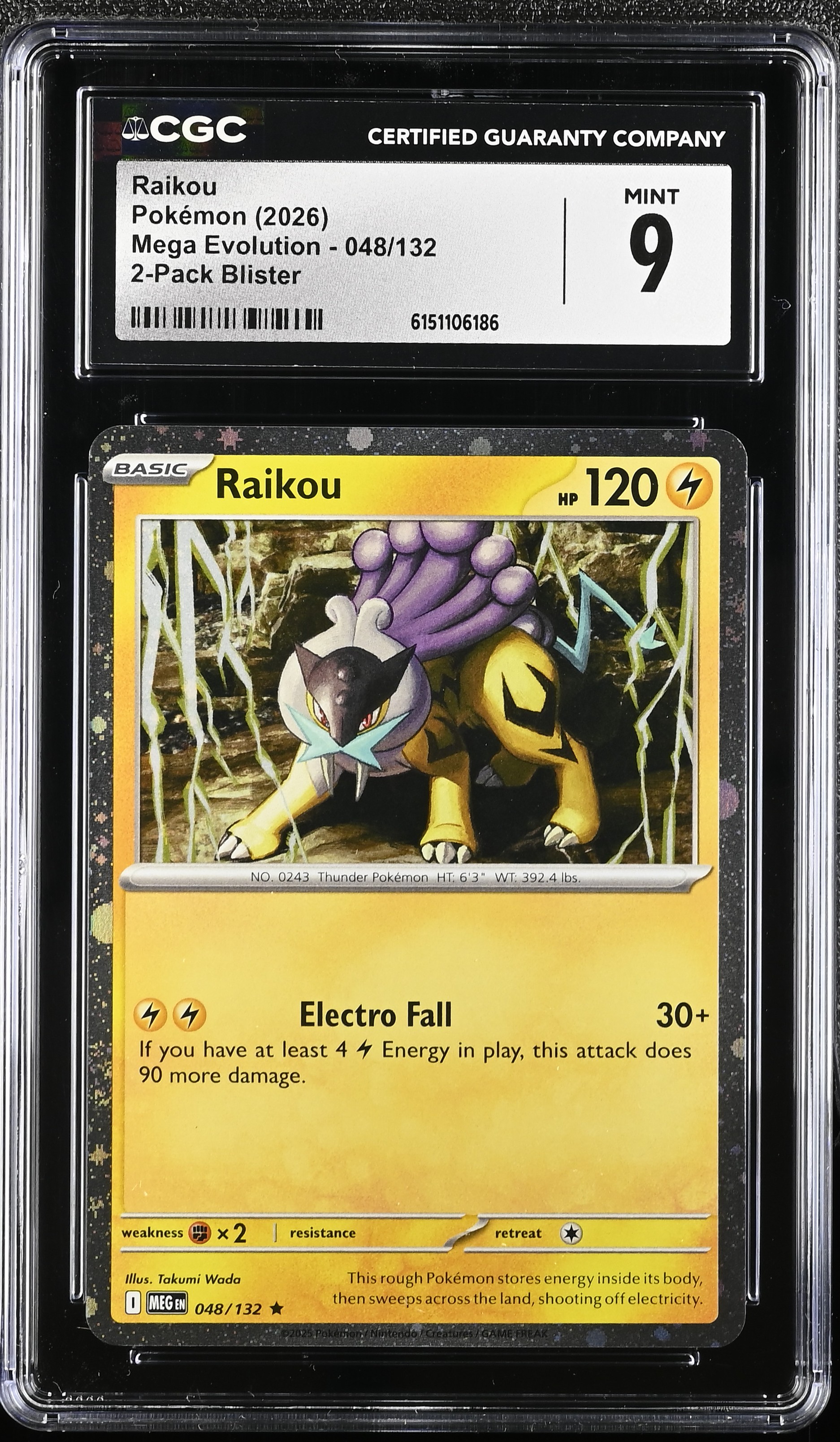 2026 Pokémon Mega Evolution Raikou 2-Pack Blister English