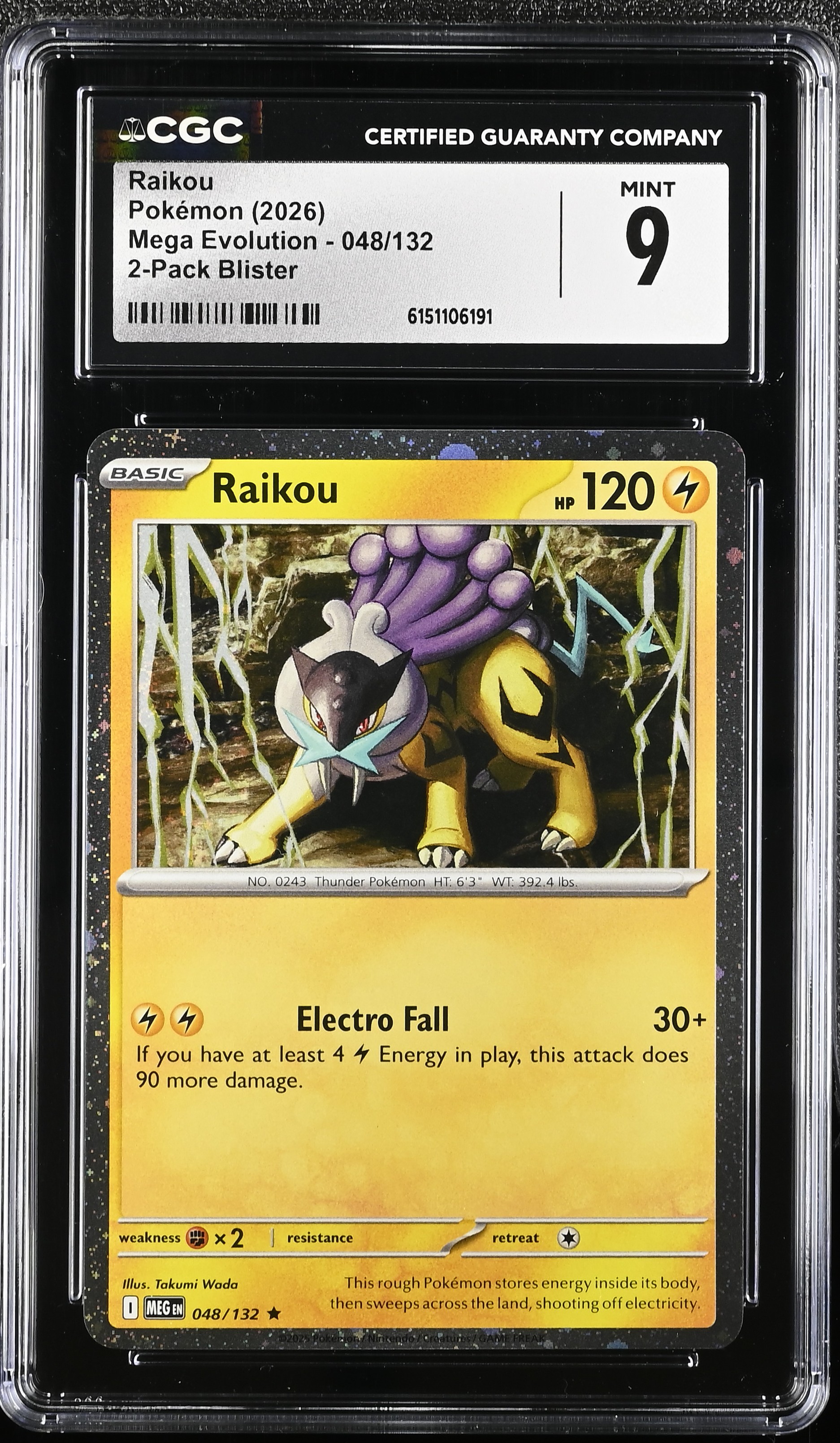 2026 Pokémon Mega Evolution Raikou 2-Pack Blister English