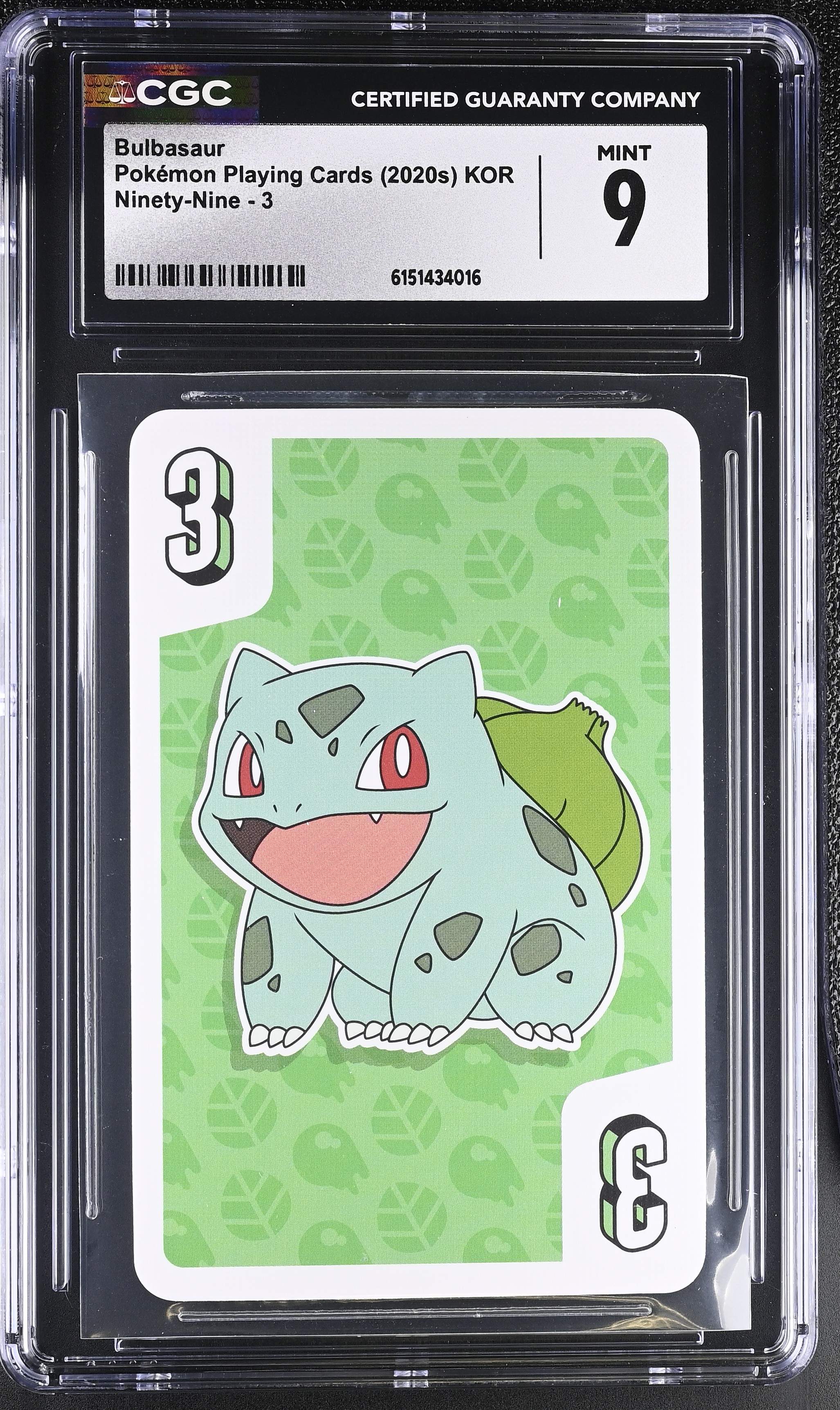 2020 Pokemon Playing Cards Ninety-Nine Bulbasaur KOR