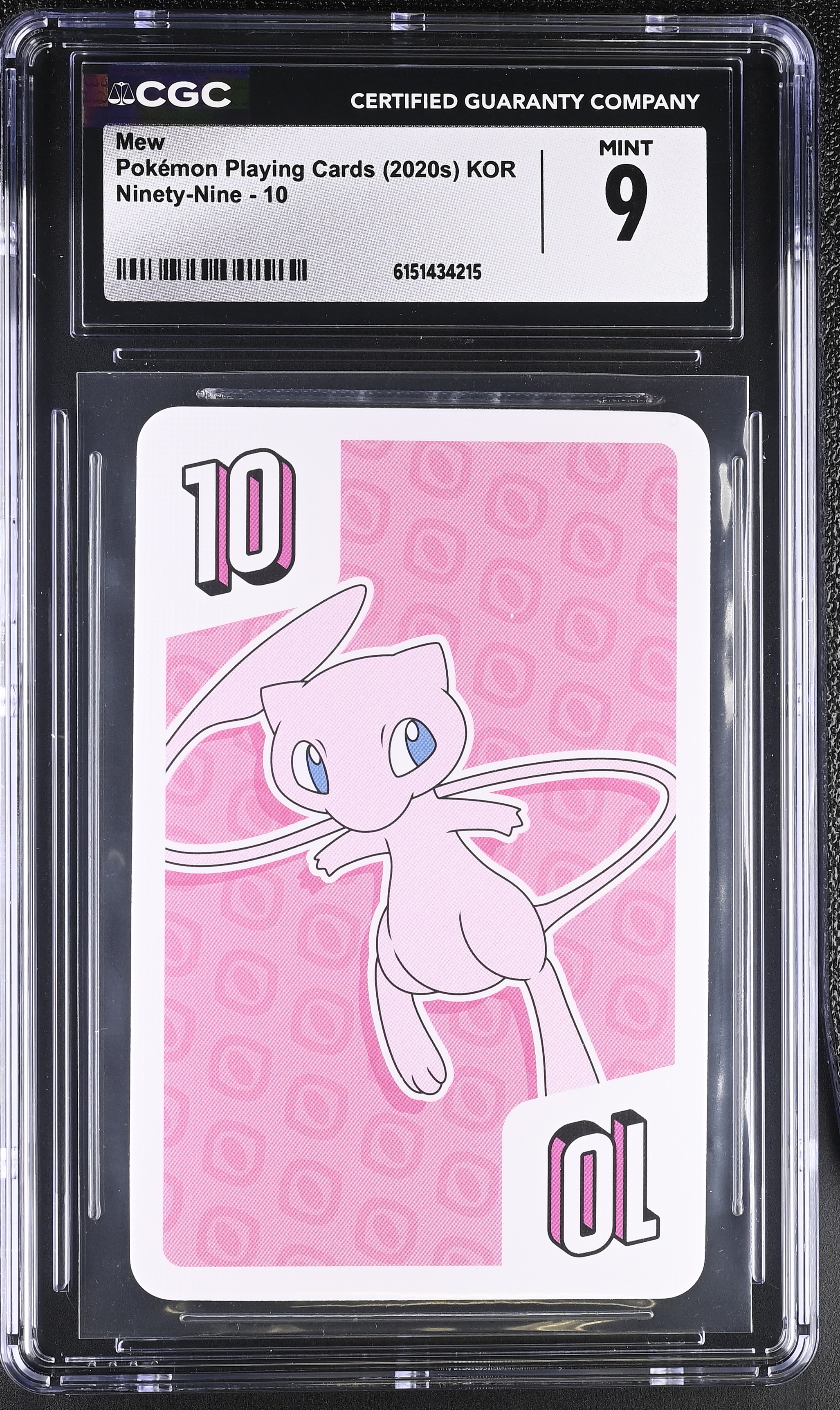 2020 Pokemon Playing Cards Ninety-Nine Mew KOR
