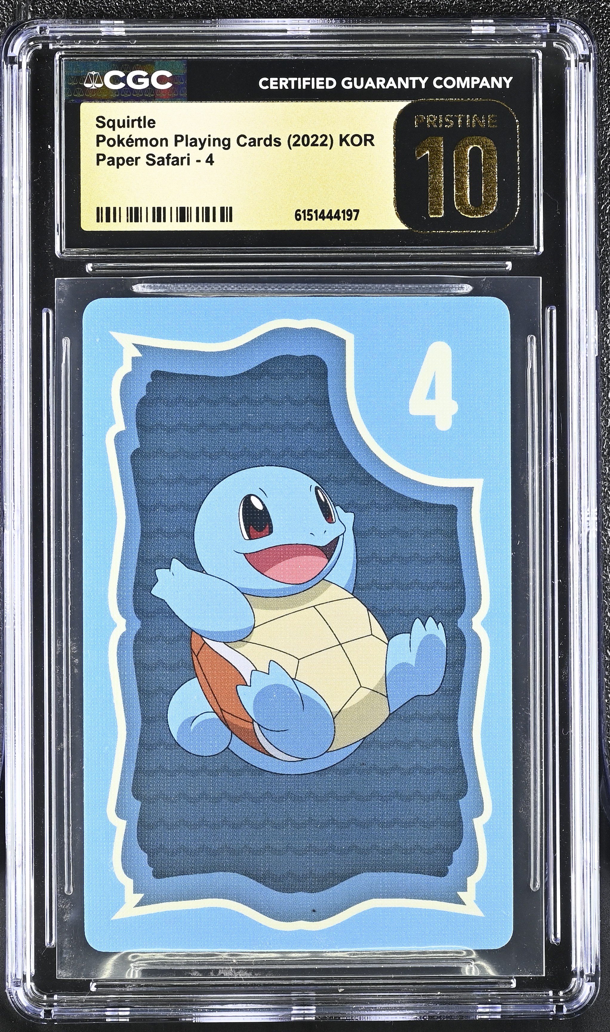 2022 Pokemon Playing Cards Paper Safari Squirtle KOR