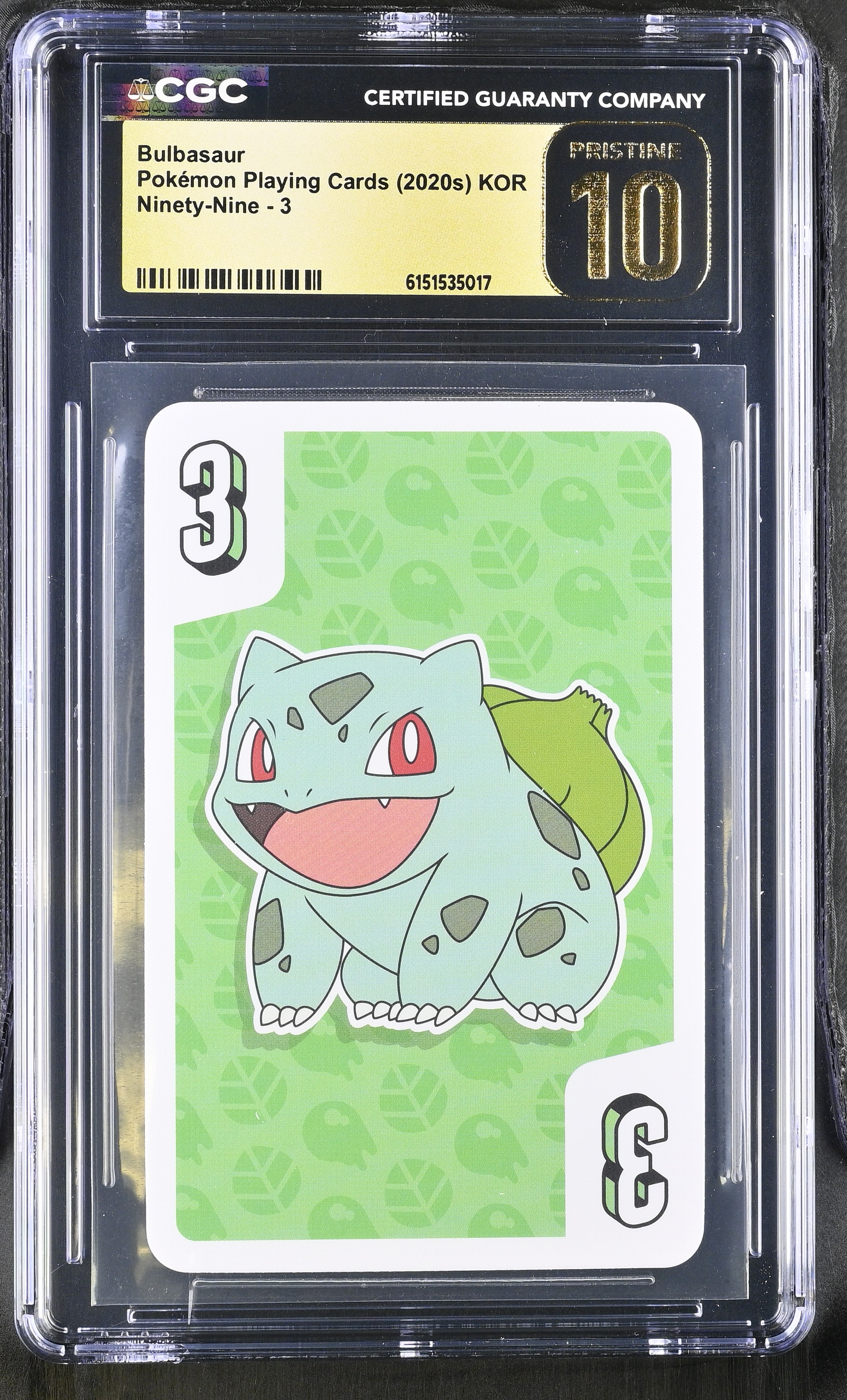 2020 Pokemon Playing Cards Ninety-Nine Bulbasaur KOR
