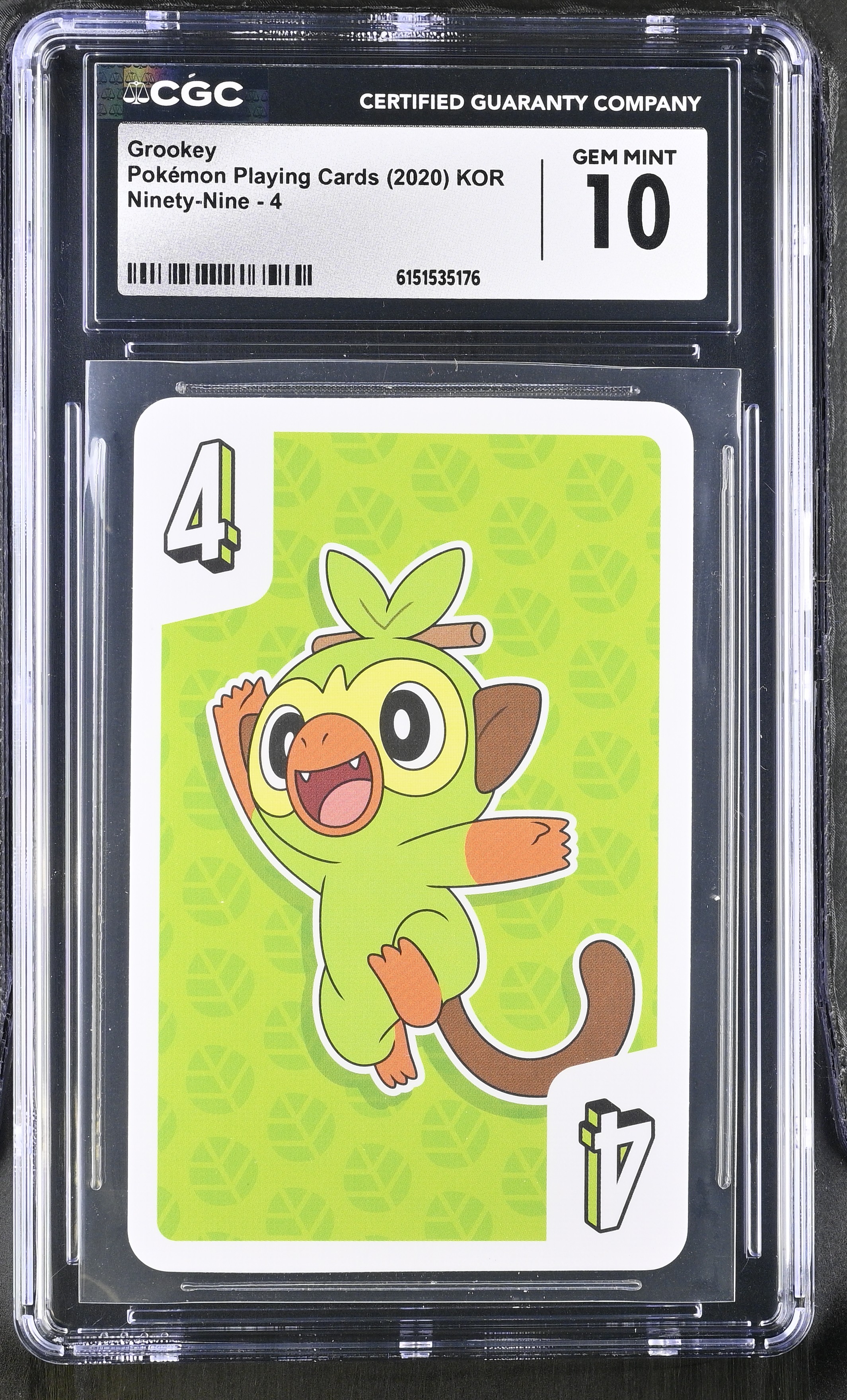 2020 Pokemon Playing Cards Ninety-Nine Grookey KOR