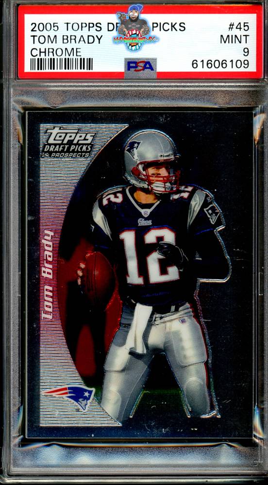 2005 Topps Draft Picks and Prospects Chrome Tom Brady #45