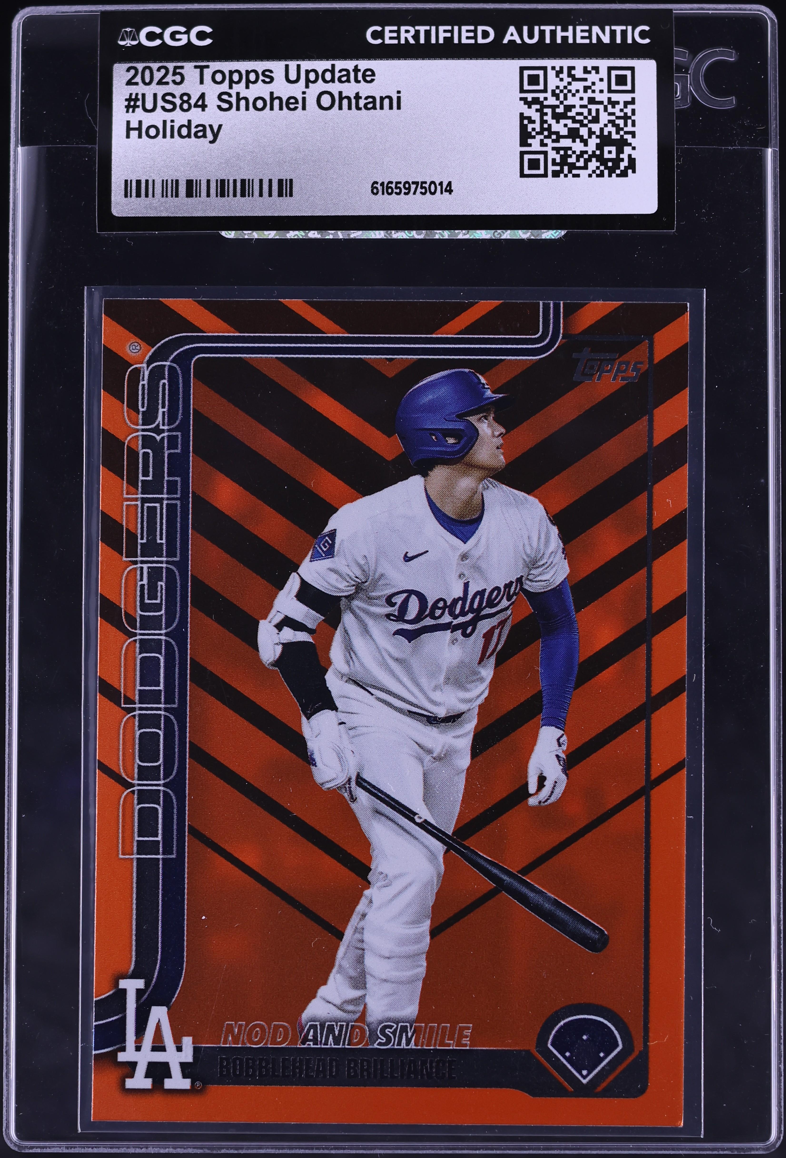 2025 Topps Update Holiday Shohei Ohtani #US84 CGC AUTH