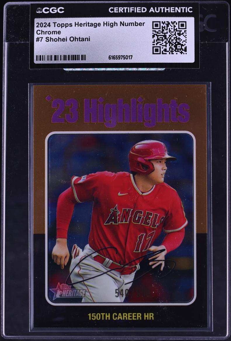 2024 Topps Heritage High Number Chrome Shohei Ohtani