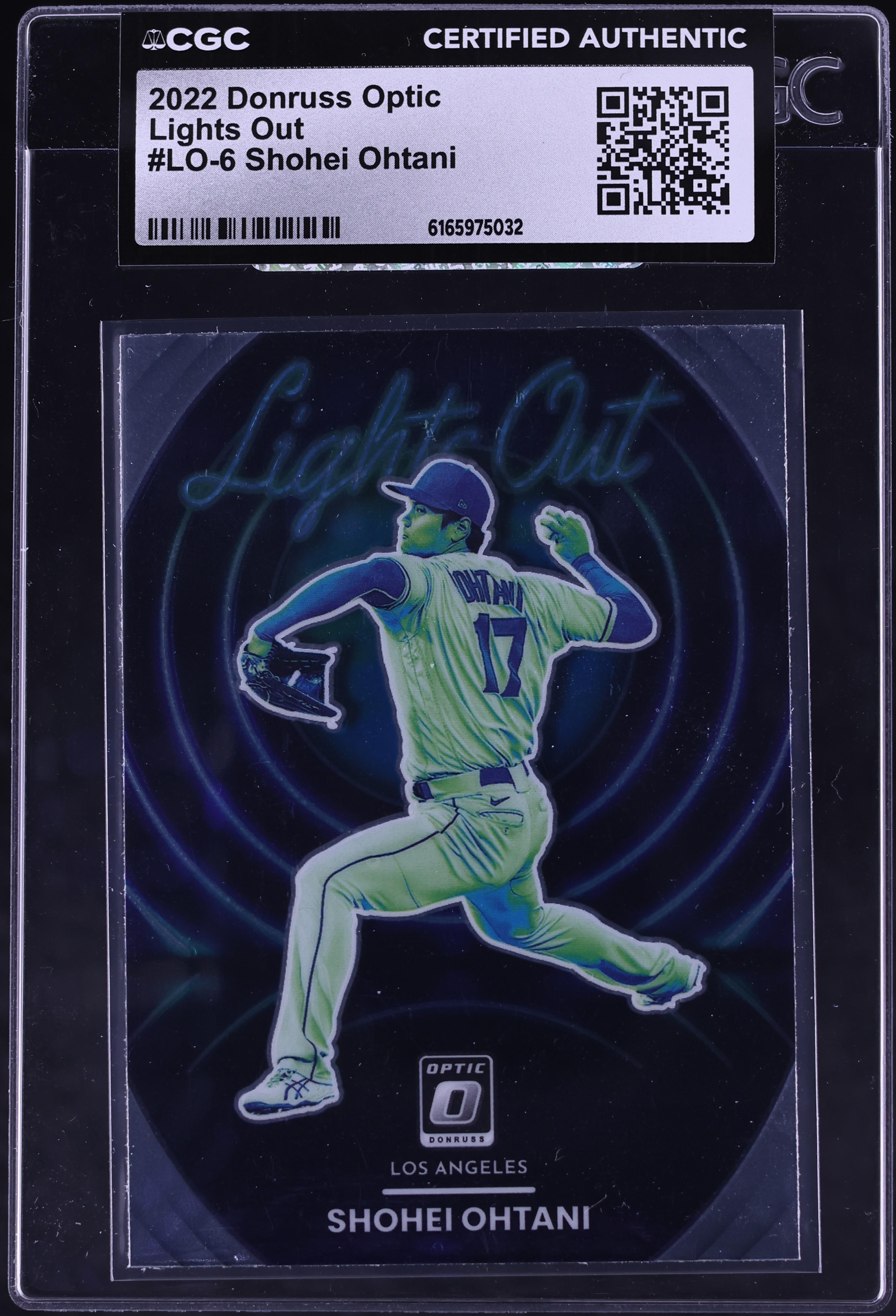 2022 Donruss Optic Lights Out Shohei Ohtani #LO-6 CGC AUTH