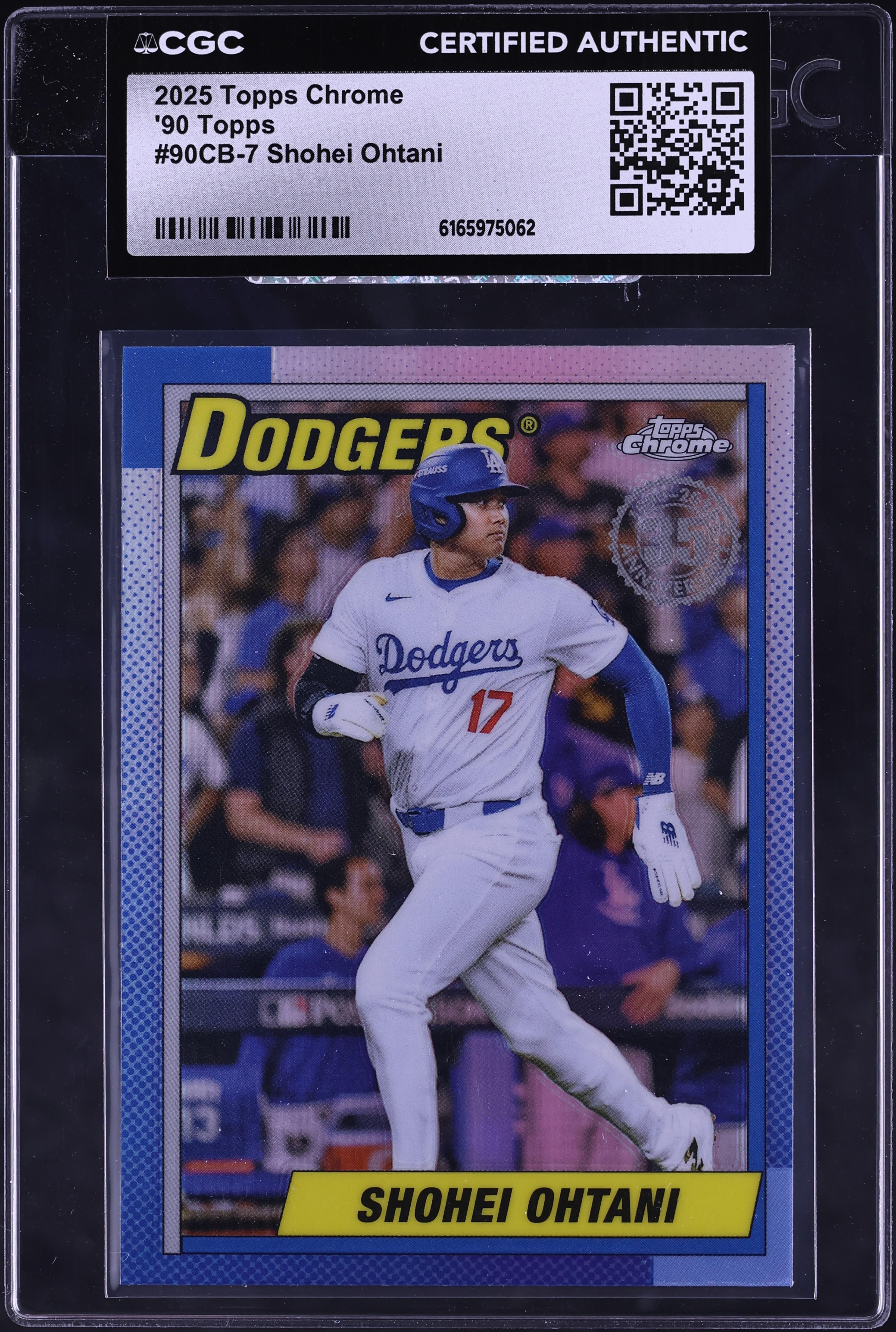 2025 Topps Chrome '90 Shohei Ohtani #90CB-7 CGC AUTH