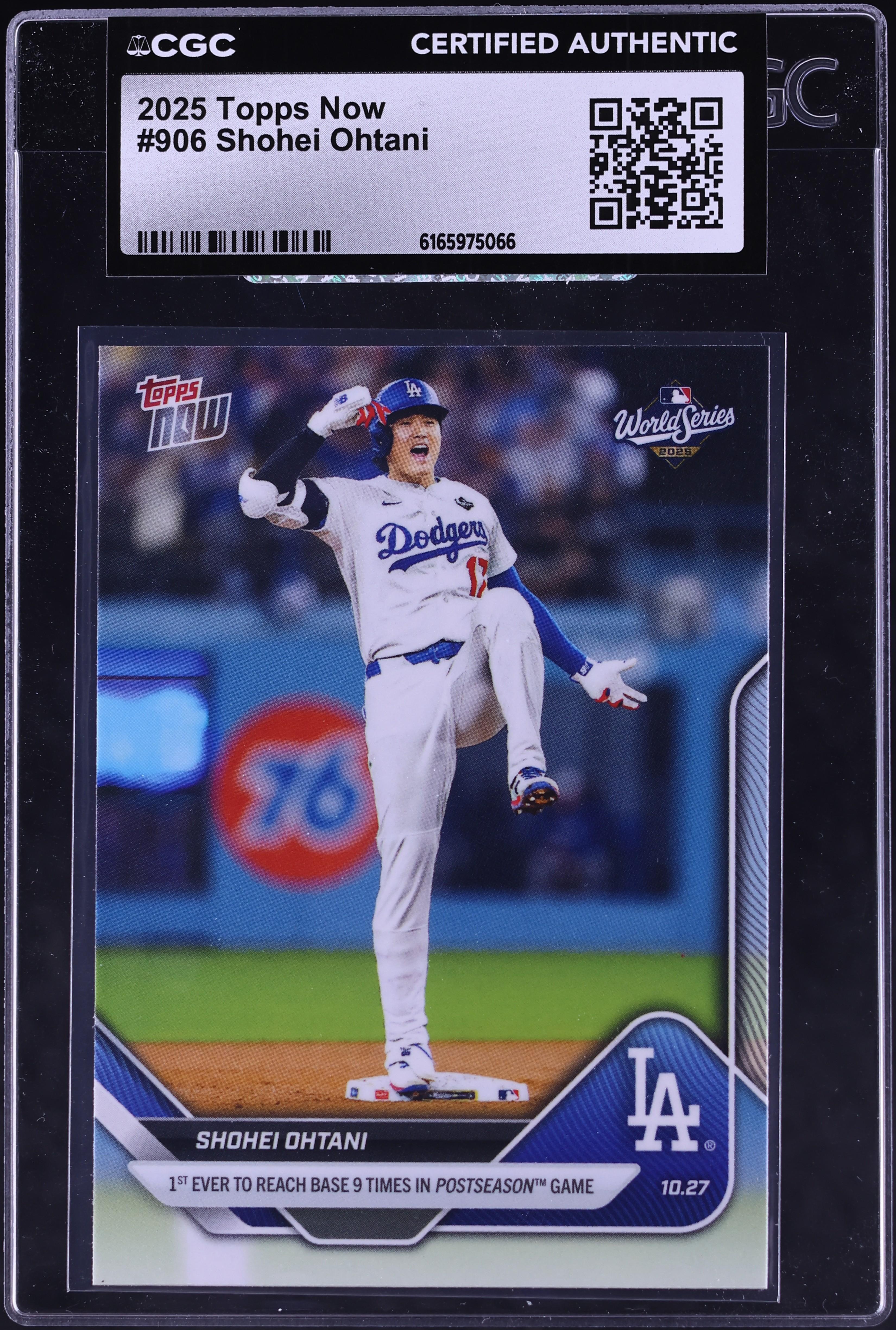 2025 Topps Now Shohei Ohtani #906 CGC AUTH