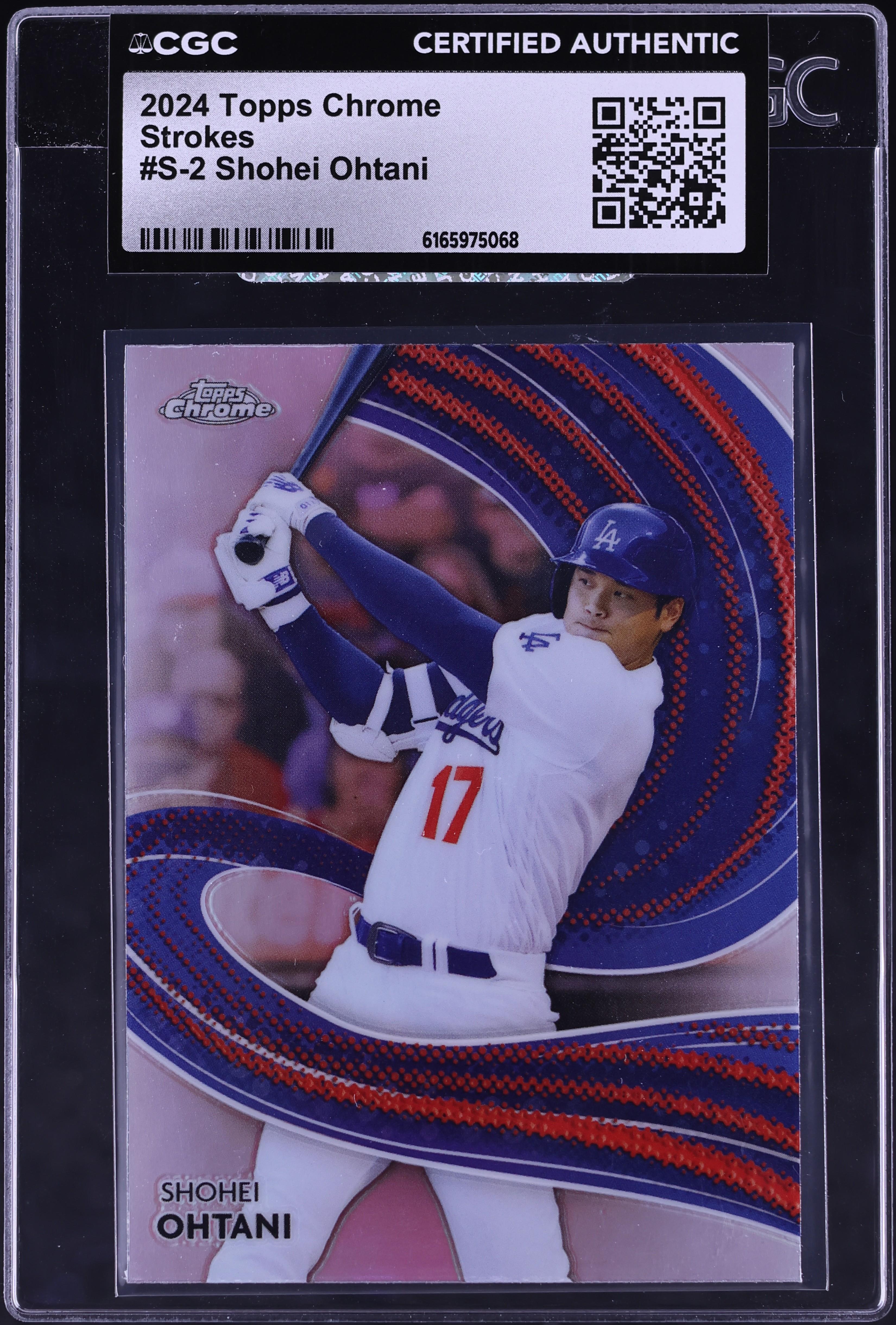 2024 Topps Chrome Strokes Shohei Ohtani #S-2 CGC AUTH