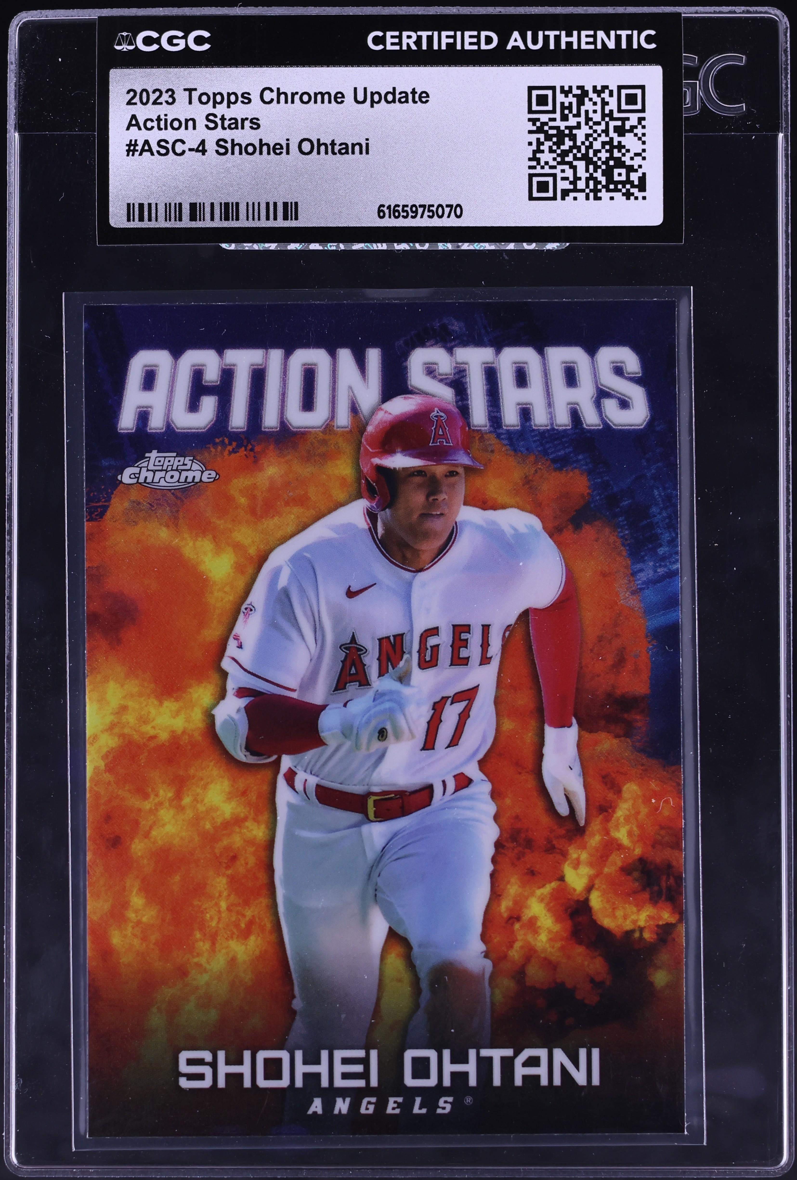 2023 Topps Chrome Update Action Stars Shohei Ohtani #ASC-4 CGC AUTH